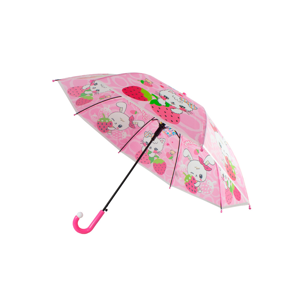 Paraguas Sombrilla Bastón Infantil Animales Plástico Importadora La Merced