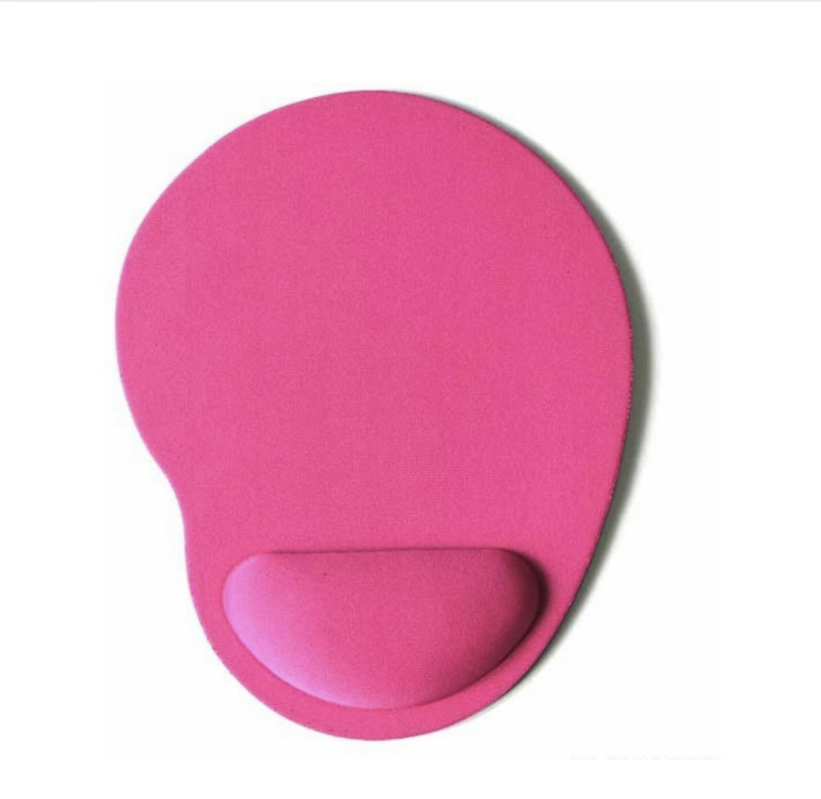 Mousepad Tapete Ergonomico De Gel Antideslizante Negro Raton Rosa