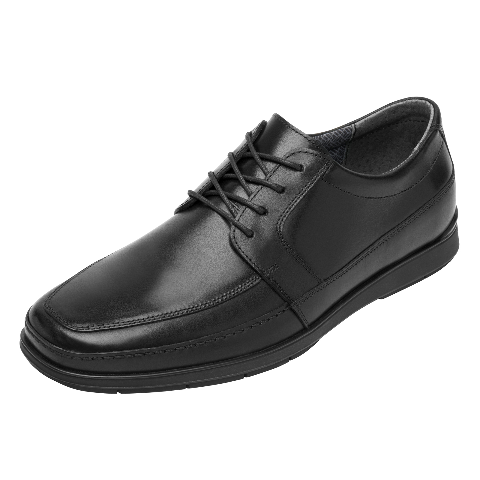 Zapato Negro Flexi Para Hombre Semi Vestir Clasicos 413702