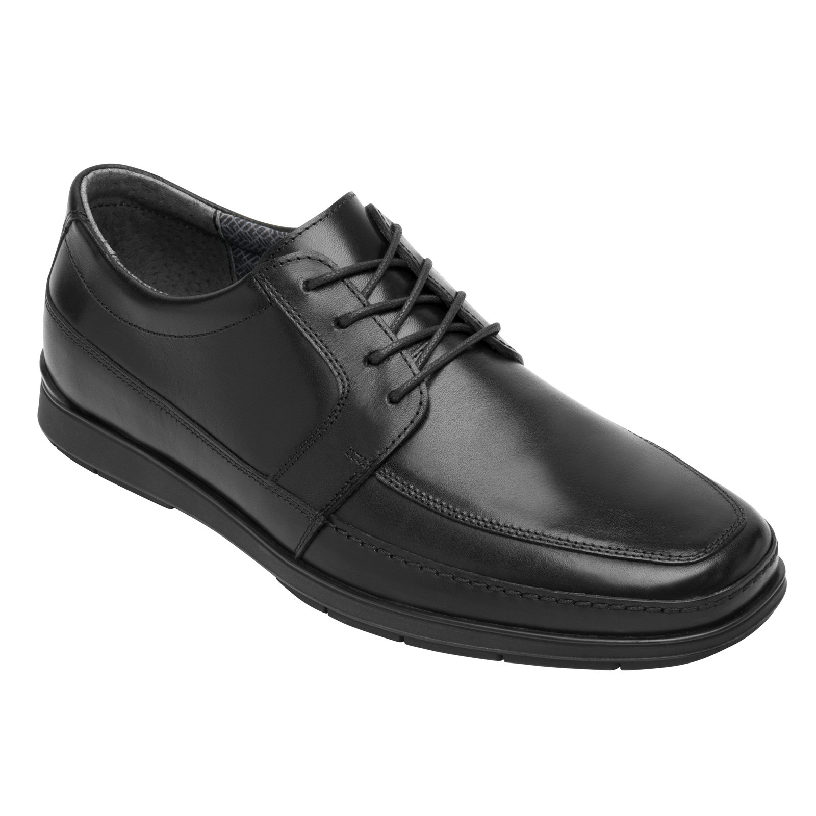 Zapato Negro Flexi Para Hombre Semi Vestir Clasicos 413702