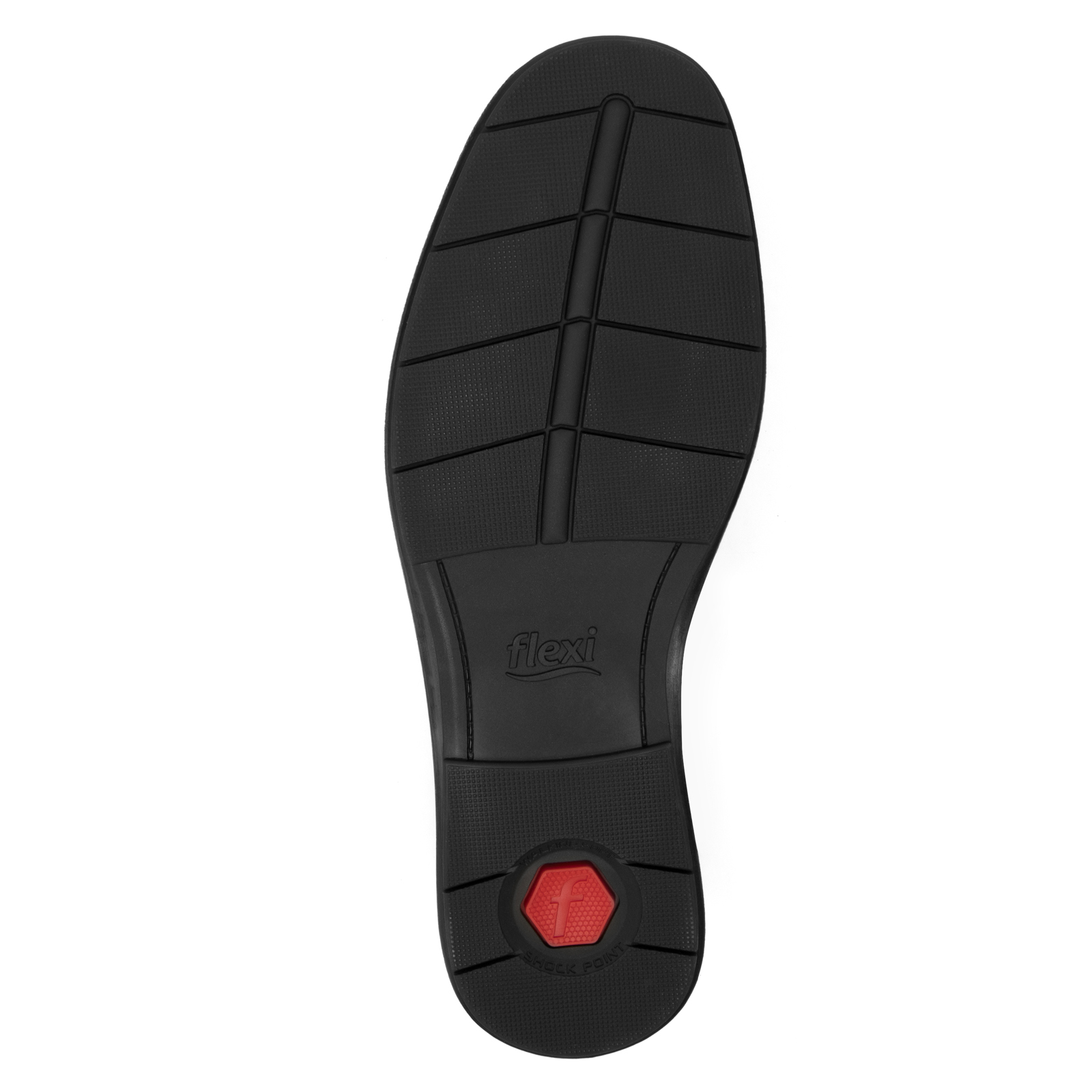 Zapato Negro Flexi Para Hombre Semi Vestir Clasicos 413702