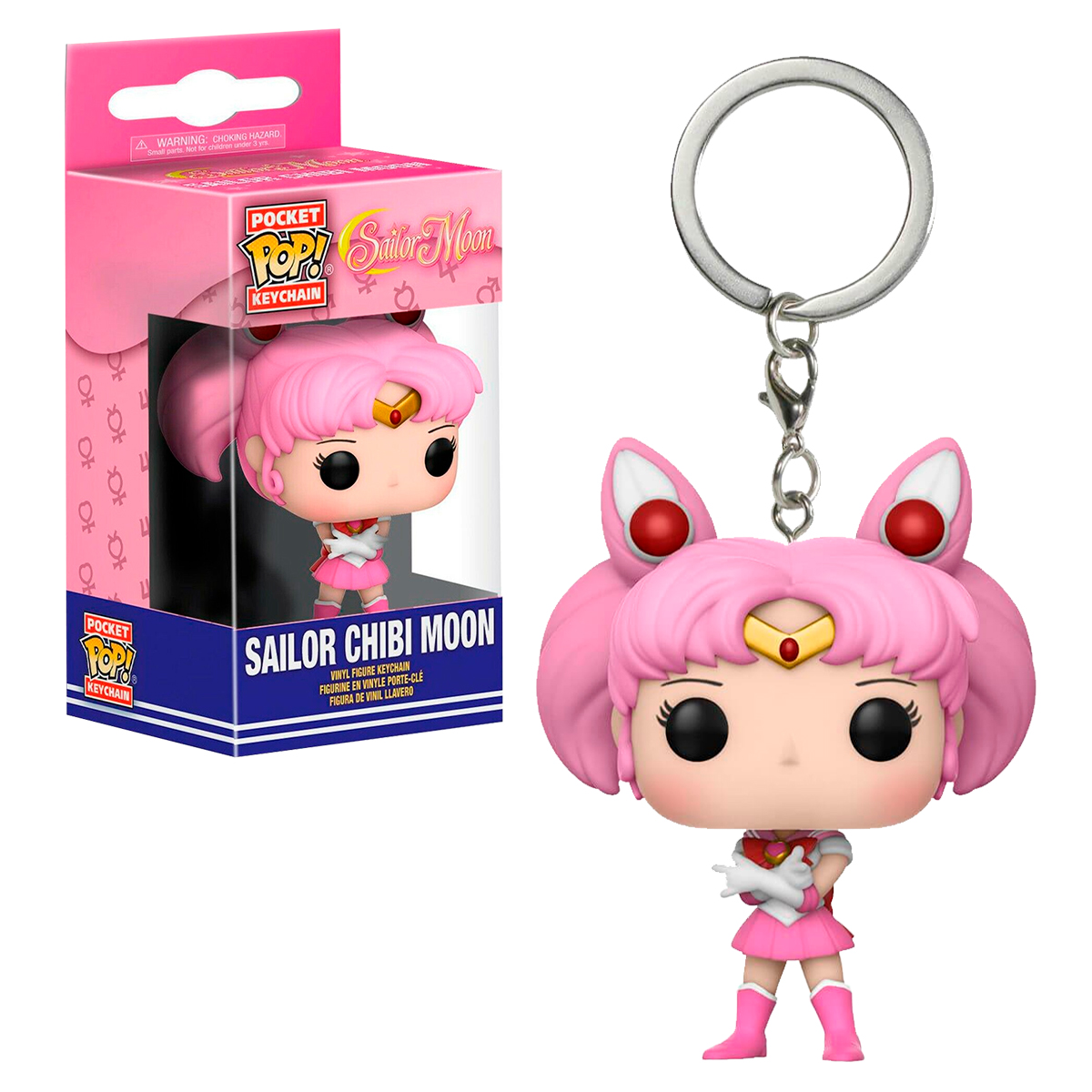 Funko Pop Llavero Sailor Chibi Moon Anime Manga Figura Original