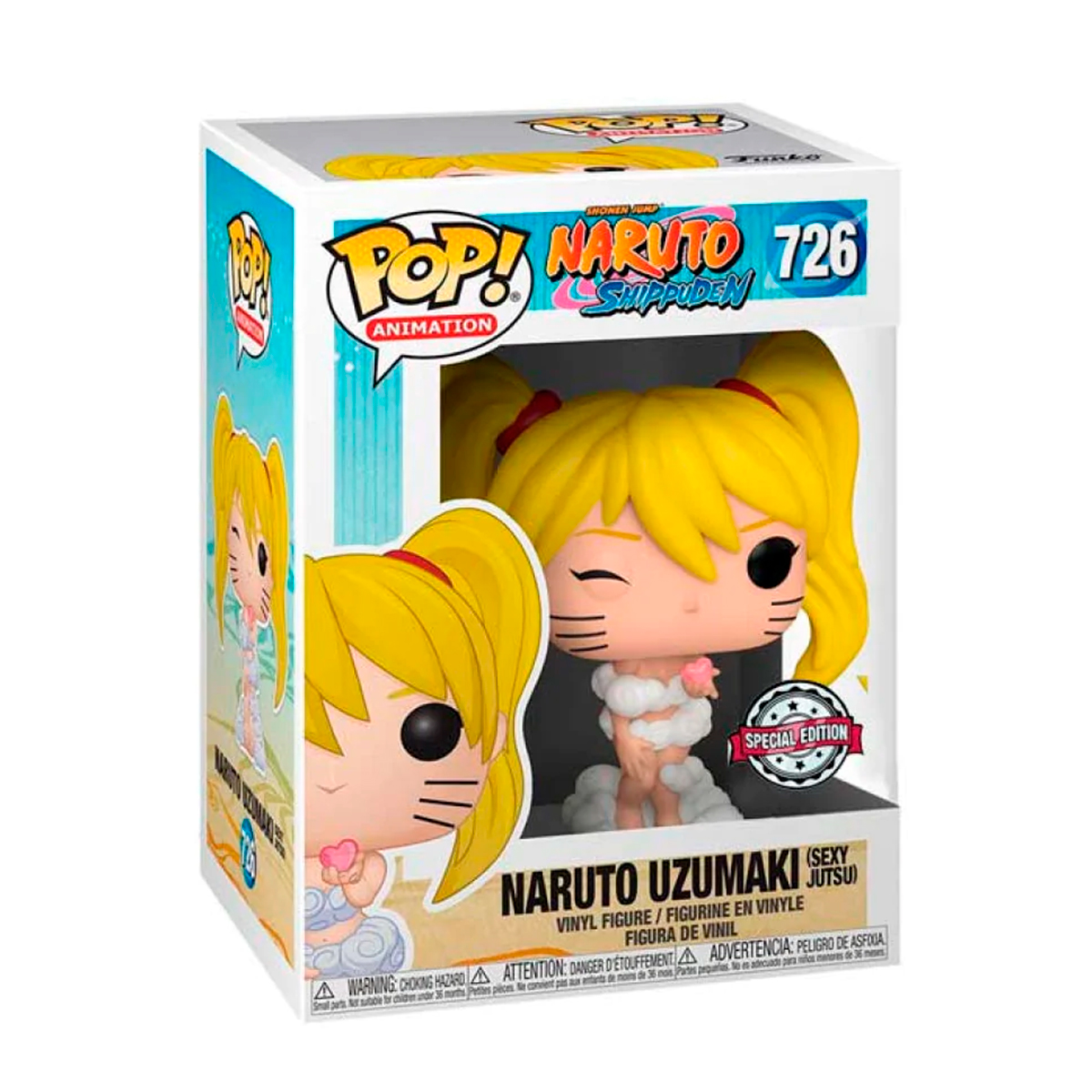 Funko Pop Naruto Sexy Jutsu #726 Naruto Shippuden Anime Figura Original