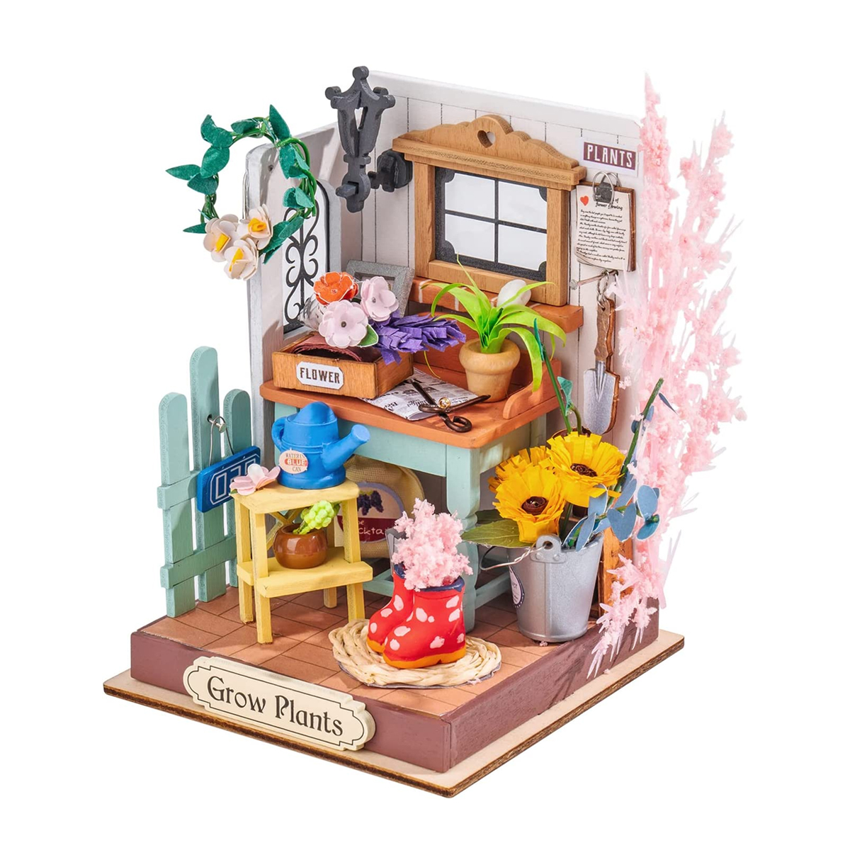 Casa Miniatura Jardín De Terraza Bricolaje Robotime 