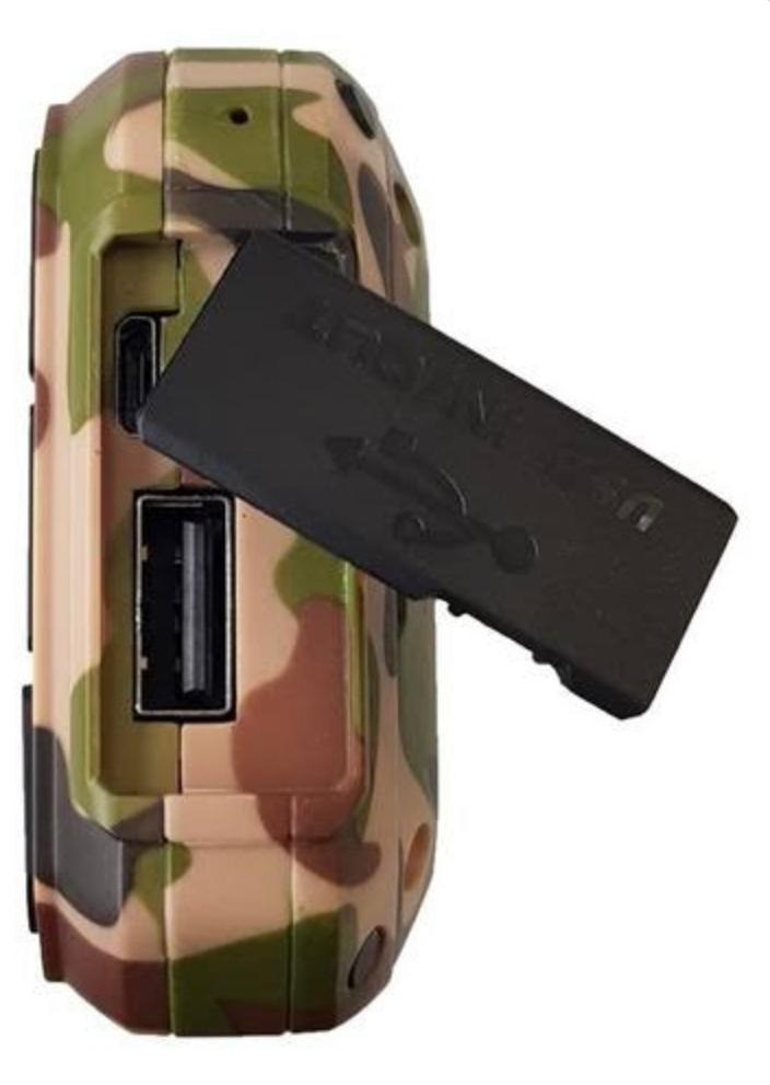 Celular USO RUDO Naomi Np6800 CAMUFLAJE con pila como Power Bank incluida