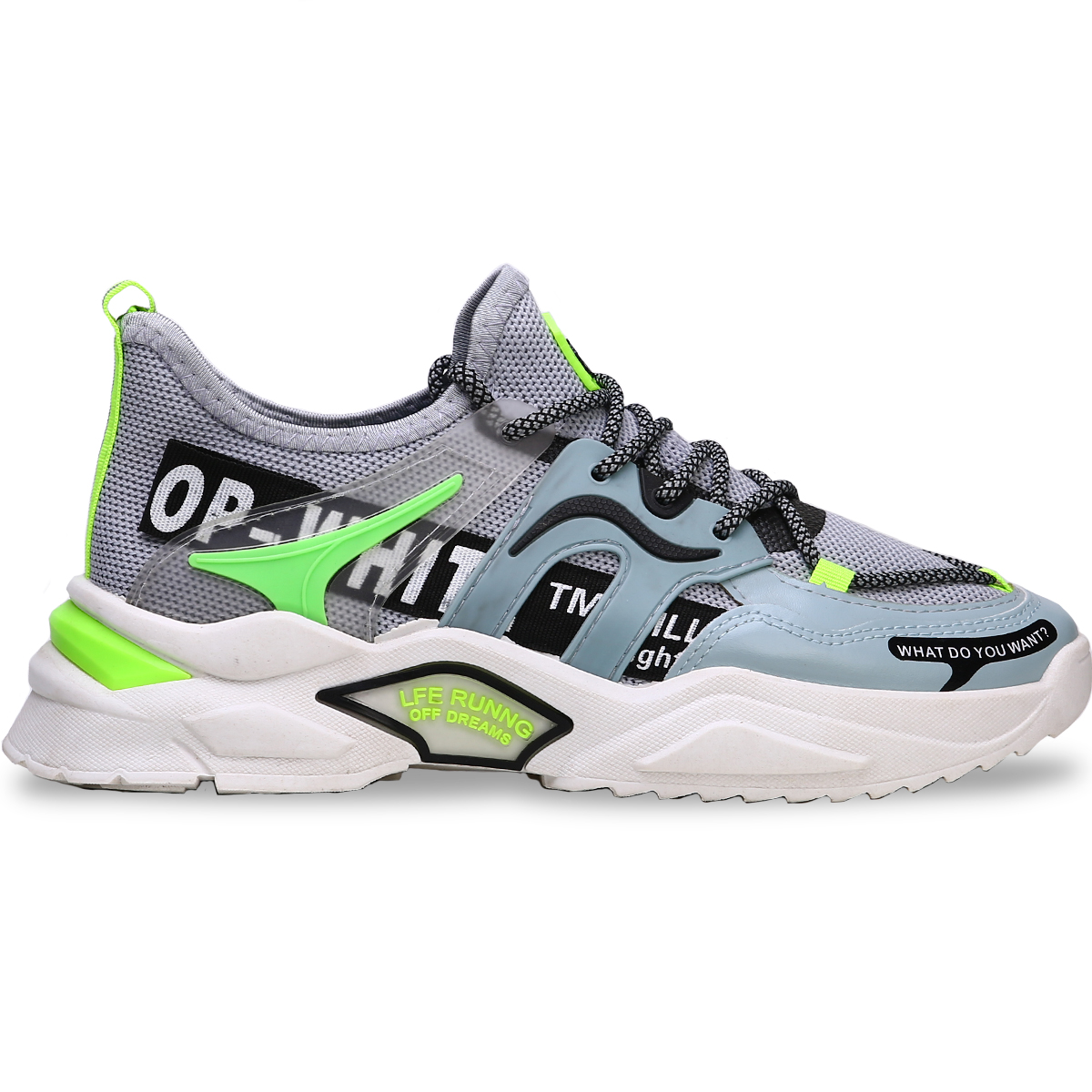 Tenis Shendy Vendy Casual Deportivo Wisconsin Gris