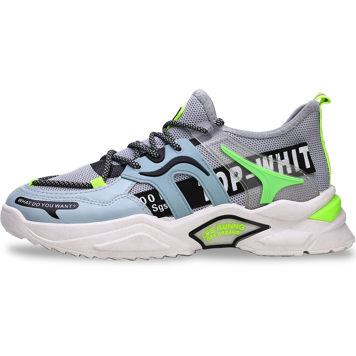 Tenis Shendy Vendy Casual Deportivo Wisconsin Gris