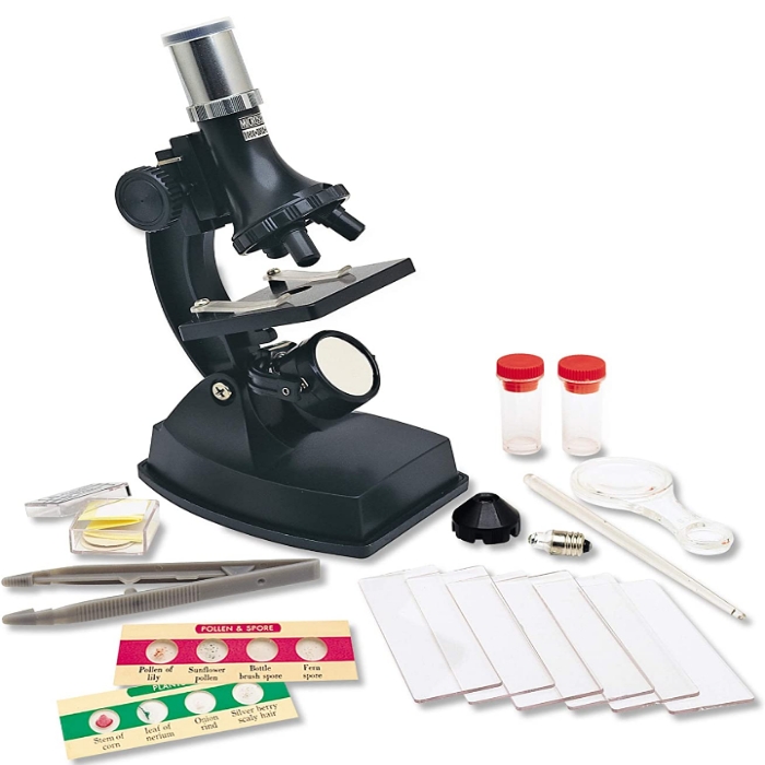 Microscopio escolar infantil juguete didáctico elite