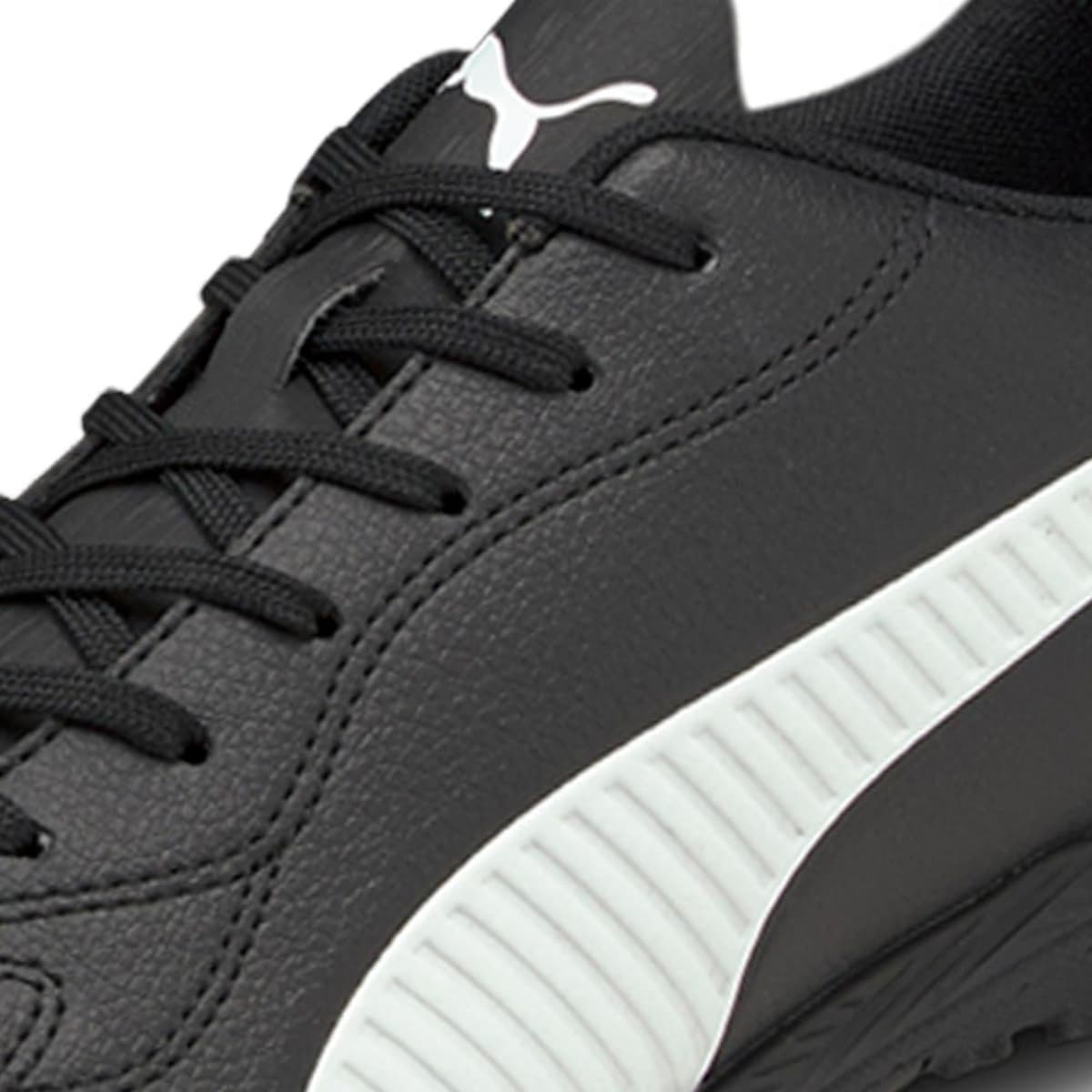 Tenis de fútbol Puma Monarch Ii Tt blanco con negro, mod. 1024961