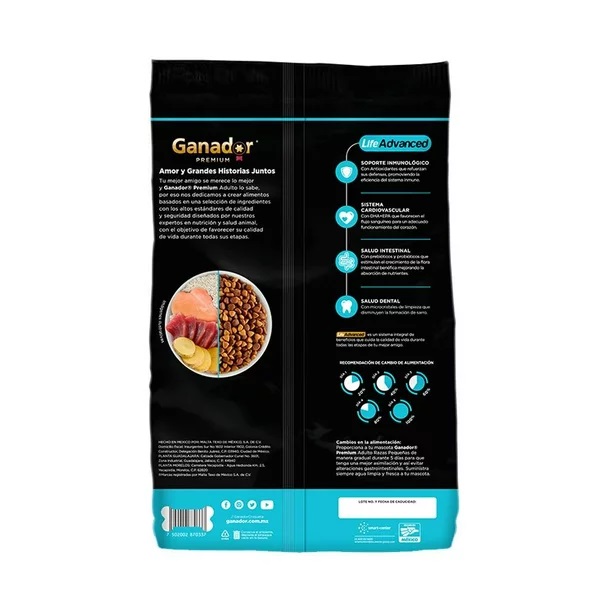 Ganador Premium Para Perro Adulto De Raza Pequeña En Bolsa De 4kg