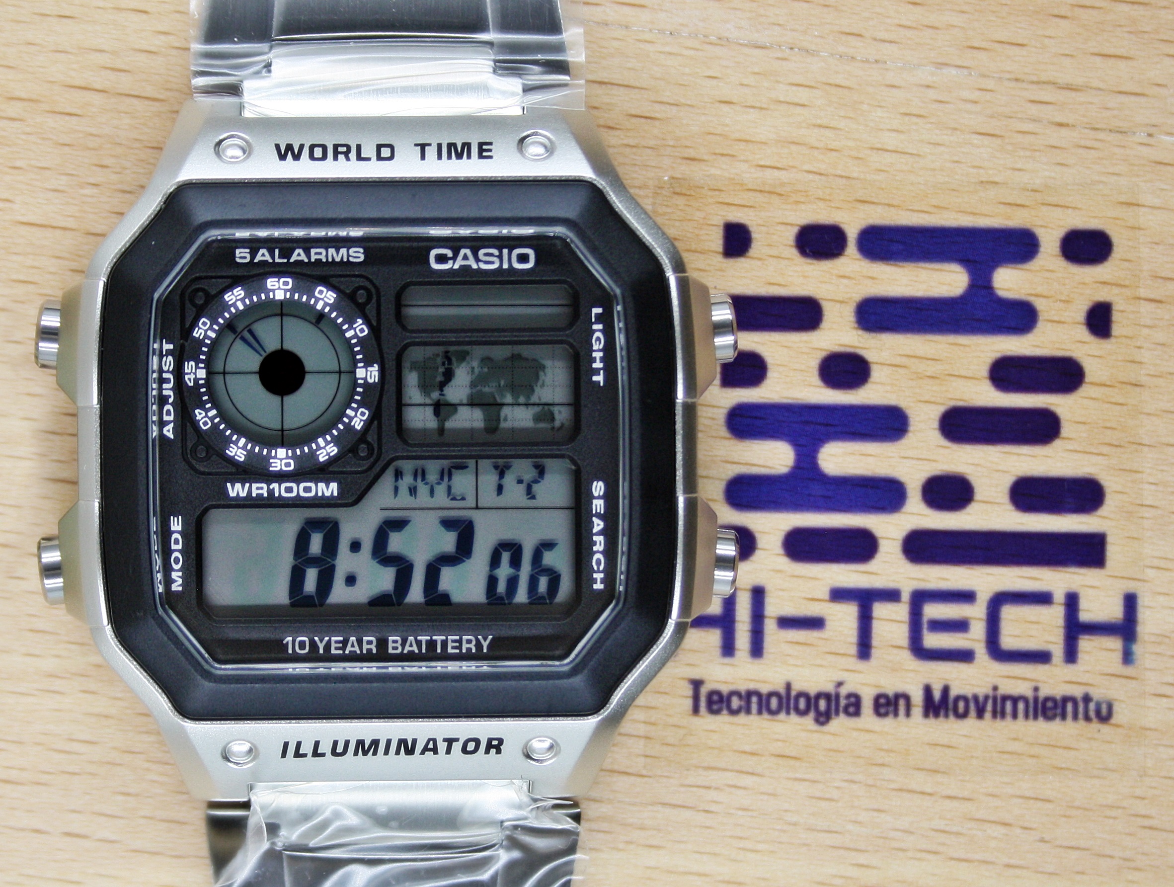 Reloj para Hombre Casio Royale Ae-1200whd Cronómetro Sumergible correa de acero inoxidable