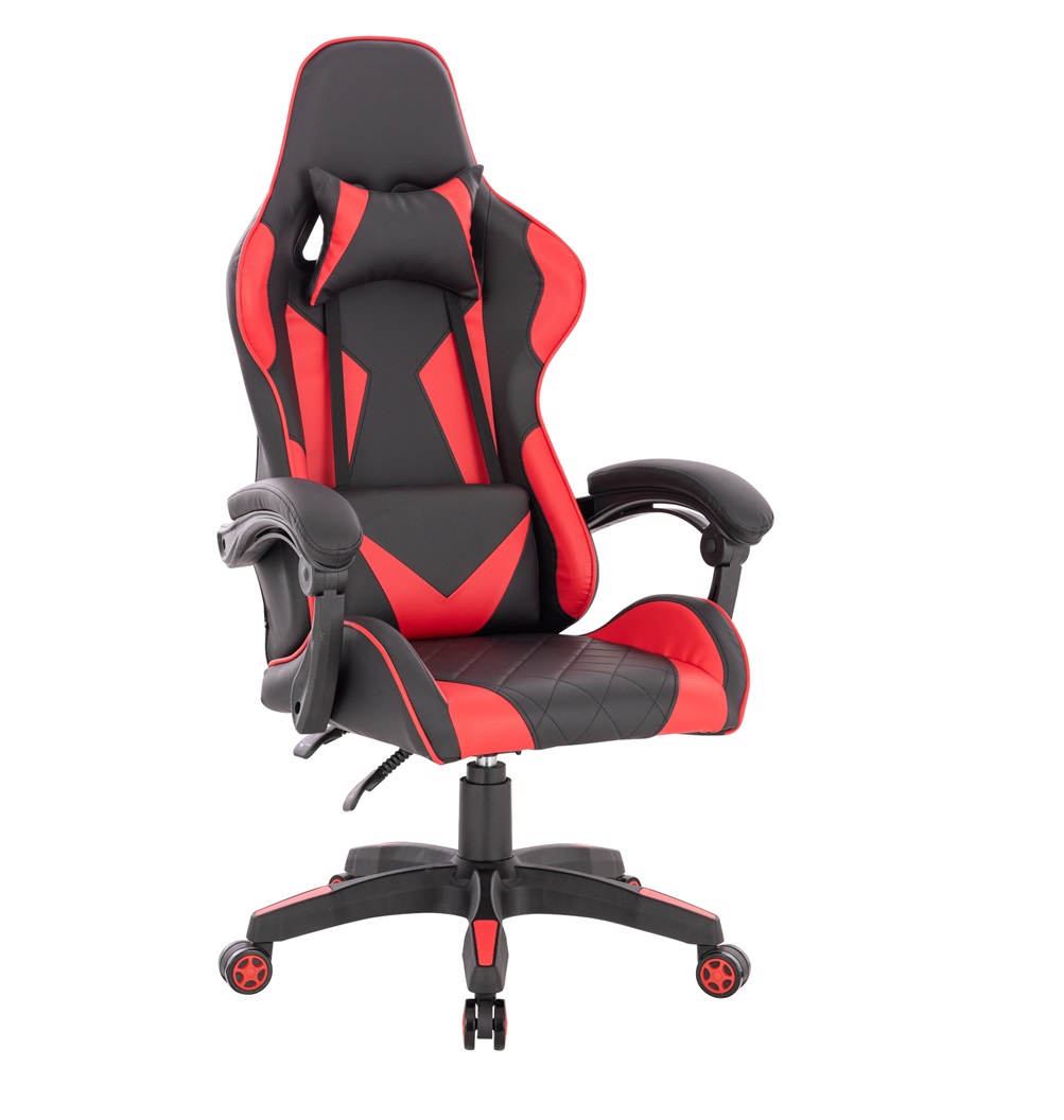 Silla Gamer EL-GC01 NR acolchonada forrada en PU ercgonomica con brazos de altura regulable