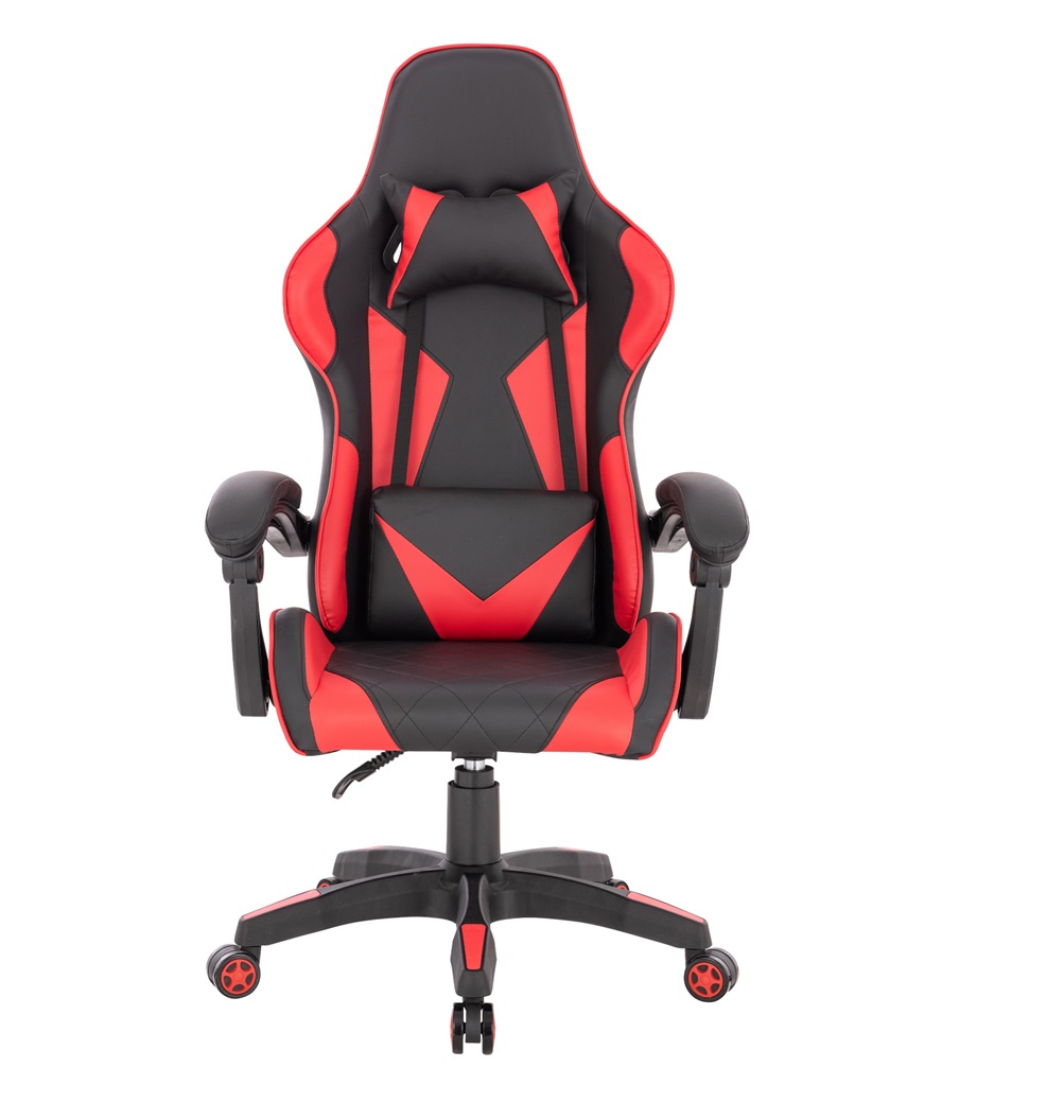 Silla Gamer EL-GC01 NR acolchonada forrada en PU ercgonomica con brazos de altura regulable