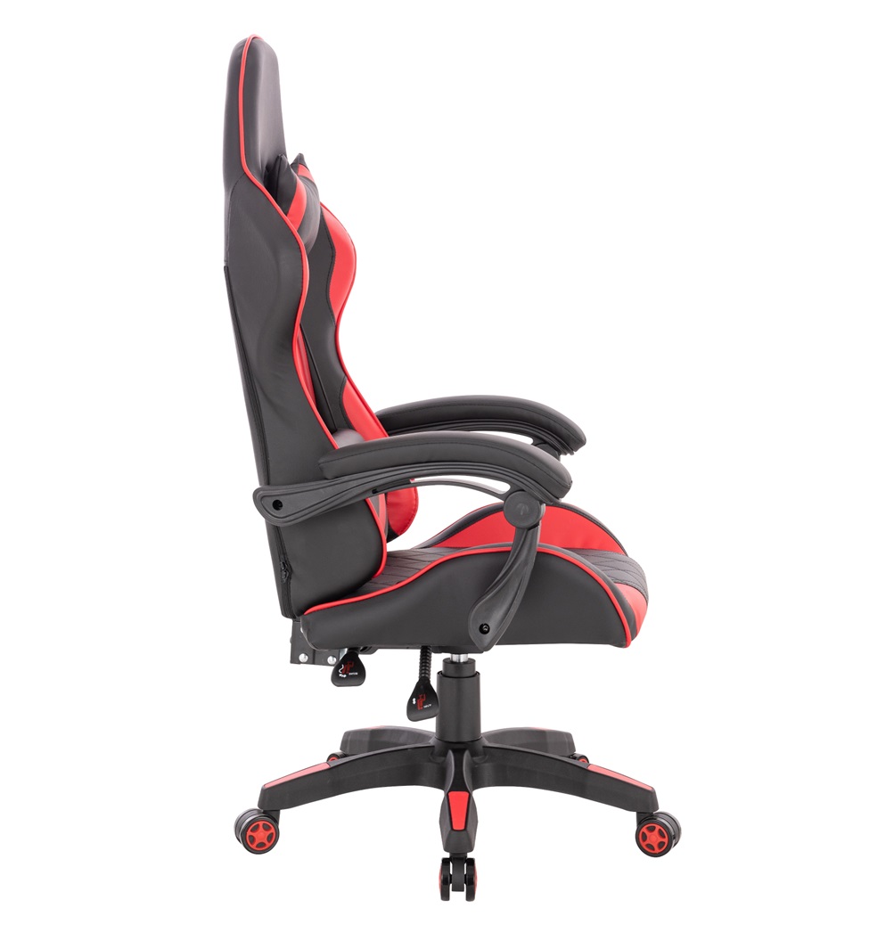 Silla Gamer EL-GC01 NR acolchonada forrada en PU ercgonomica con brazos de altura regulable