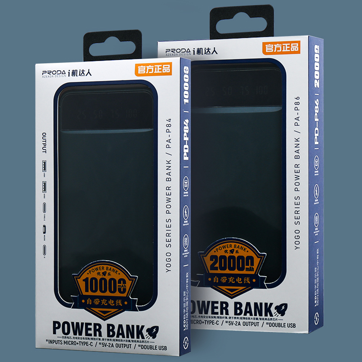 Remax Power Bank Batería Portátil Cargador 10000mah