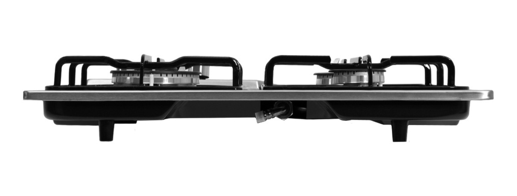 Parrilla 3 Quemadores Acero Inoxidable Templado