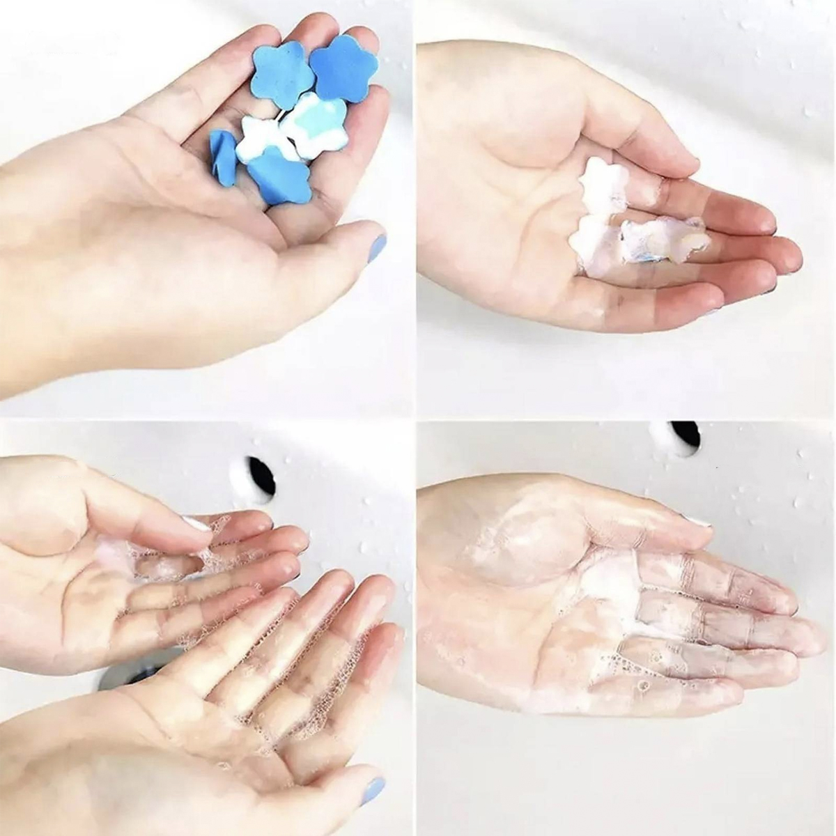 Láminas De Jabón Para Manos Papel Jabon Portátil 6pzs Sandia