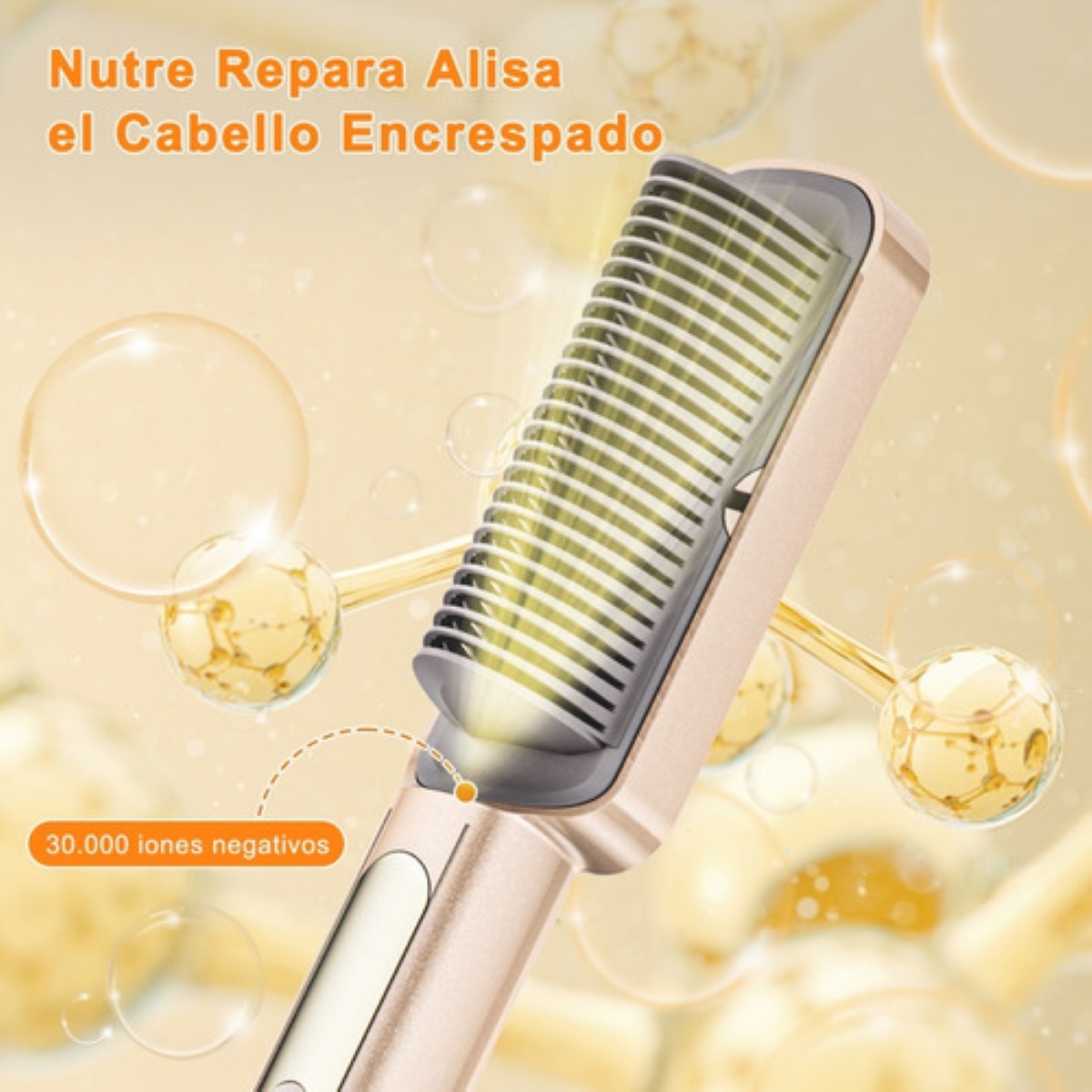 Cepillo Alaciador/rizos Electrico De Aire Caliente 110-220v