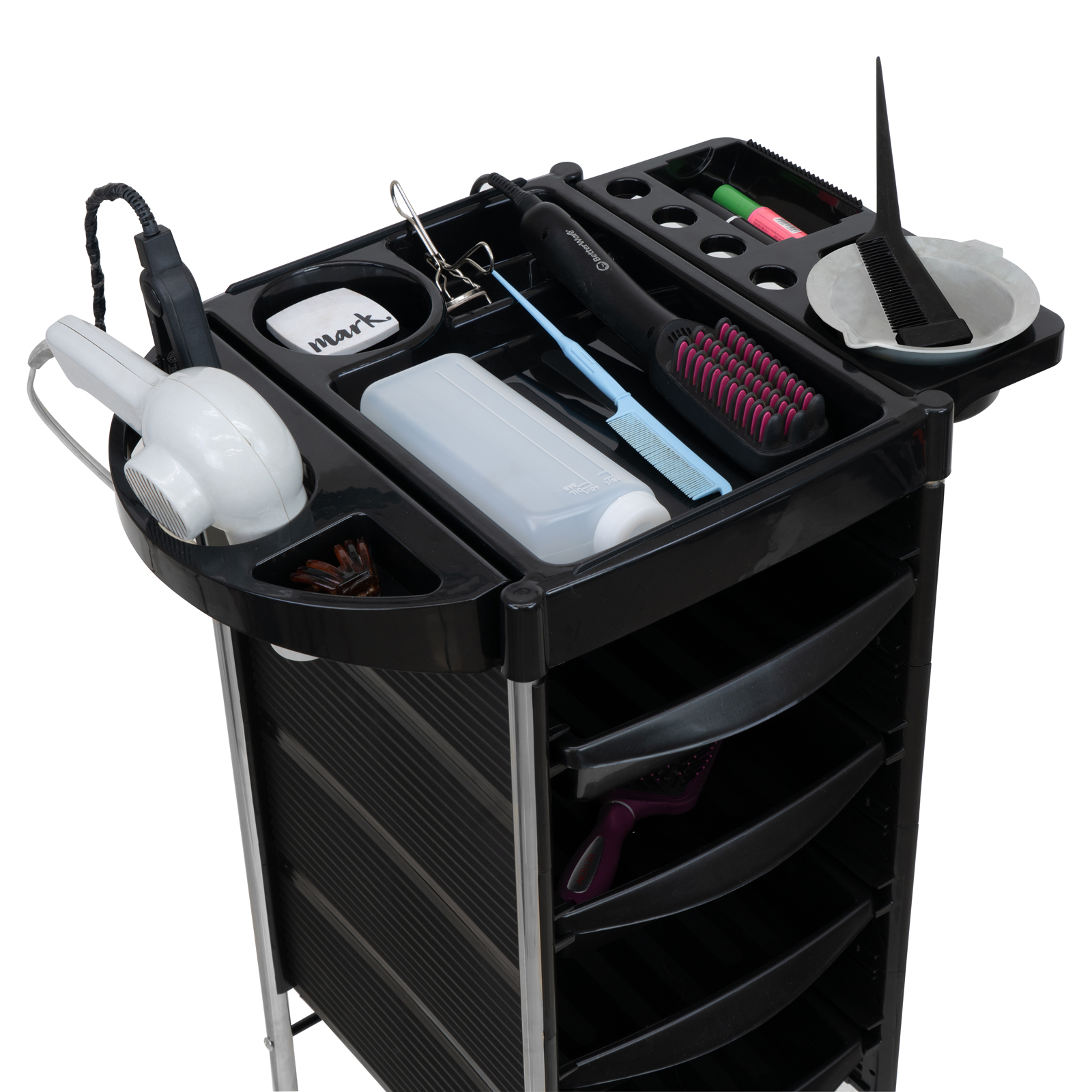 Mesa Auxiliar Estetica Barberia Salon de Belleza 5 Niveles