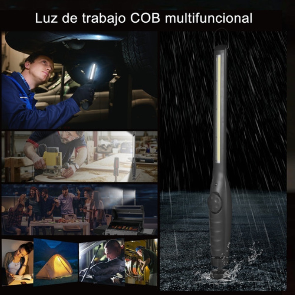 Lampara De Mano Lampara Led Recargable Lamparas Para Acampar