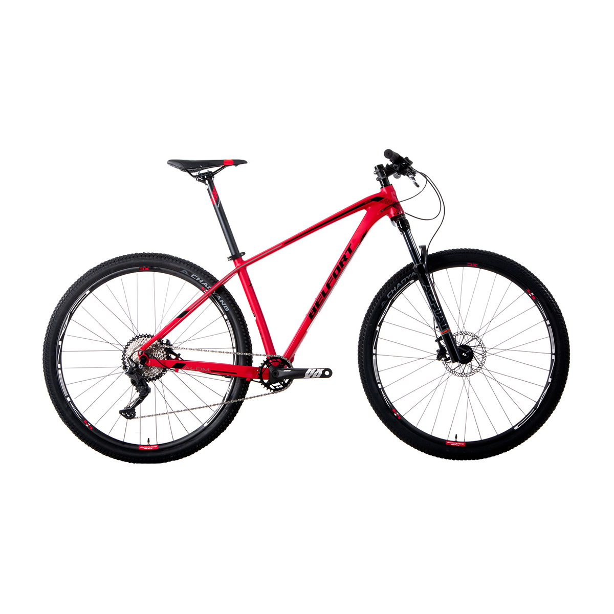 Bicicleta Belfort Alom Aerial R29 T17 Rojo Negro 2022