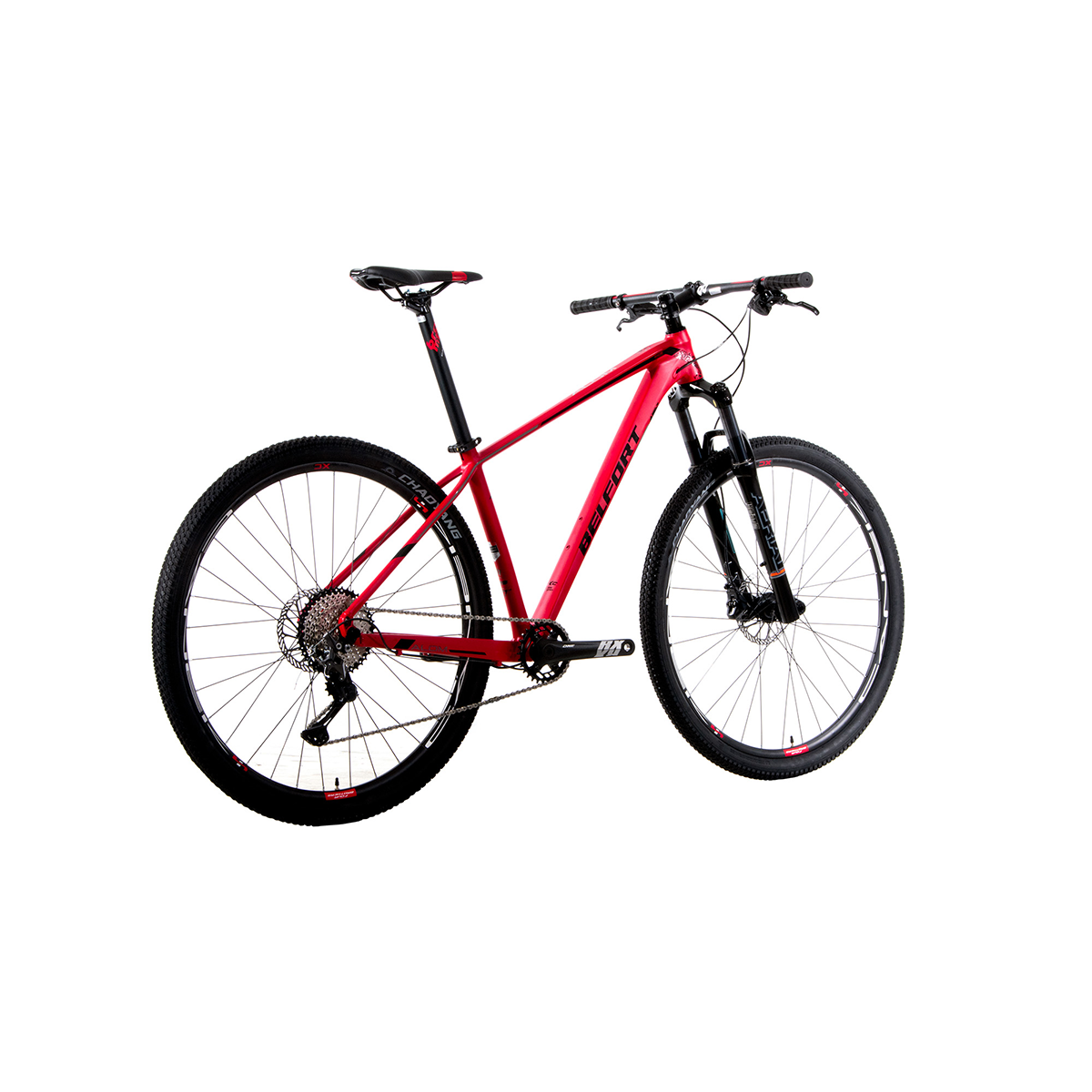 Bicicleta Belfort Alom Aerial R29 T17 Rojo Negro 2022