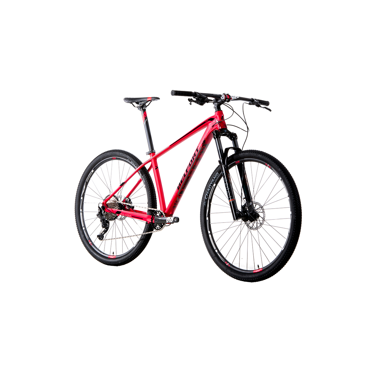 Bicicleta Belfort Alom Aerial R29 T17 Rojo Negro 2022