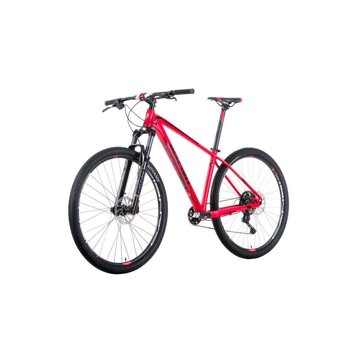 Bicicleta Belfort Alom Aerial R29 T17 Rojo Negro 2022