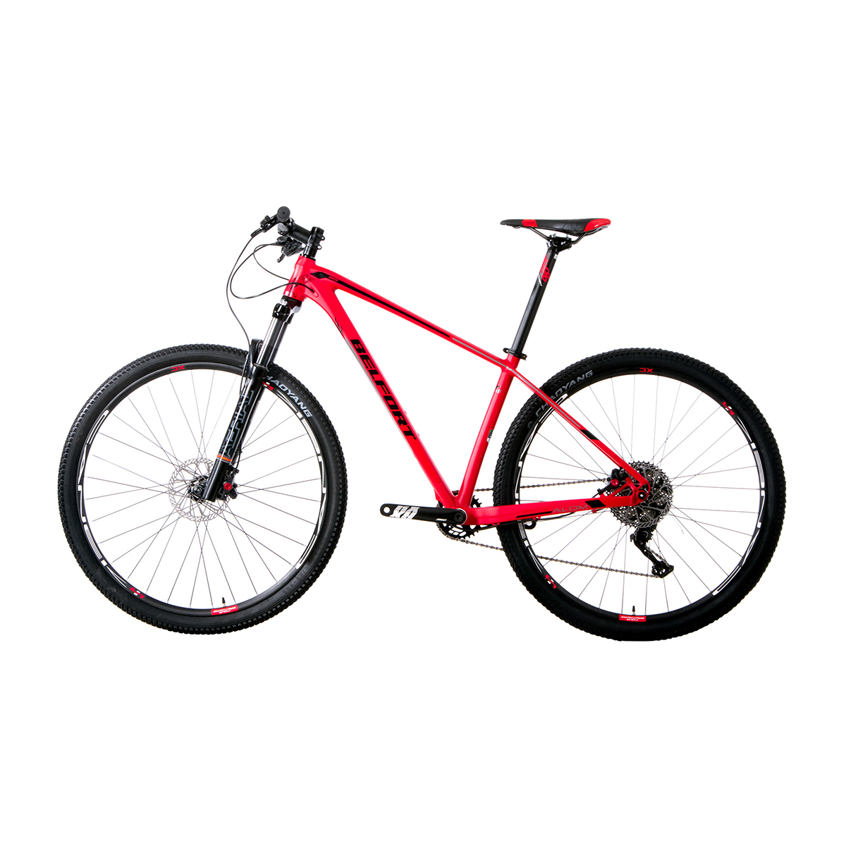 Bicicleta Belfort Alom Aerial R29 T17 Rojo Negro 2022