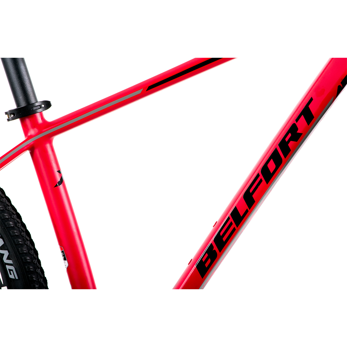 Bicicleta Belfort Alom Aerial R29 T17 Rojo Negro 2022