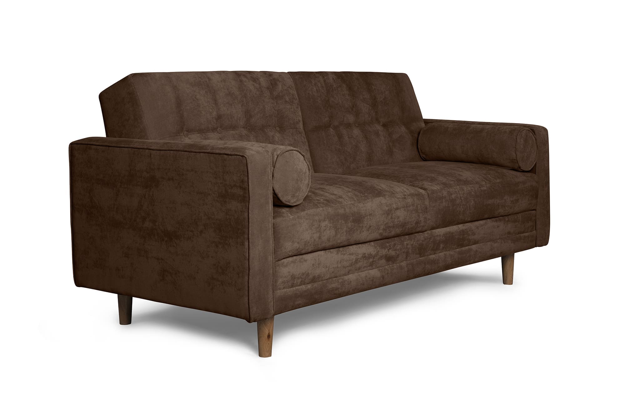Sofá Cama Makora Bristol Chocolate con Tecnología Beehive AirFlex Foam