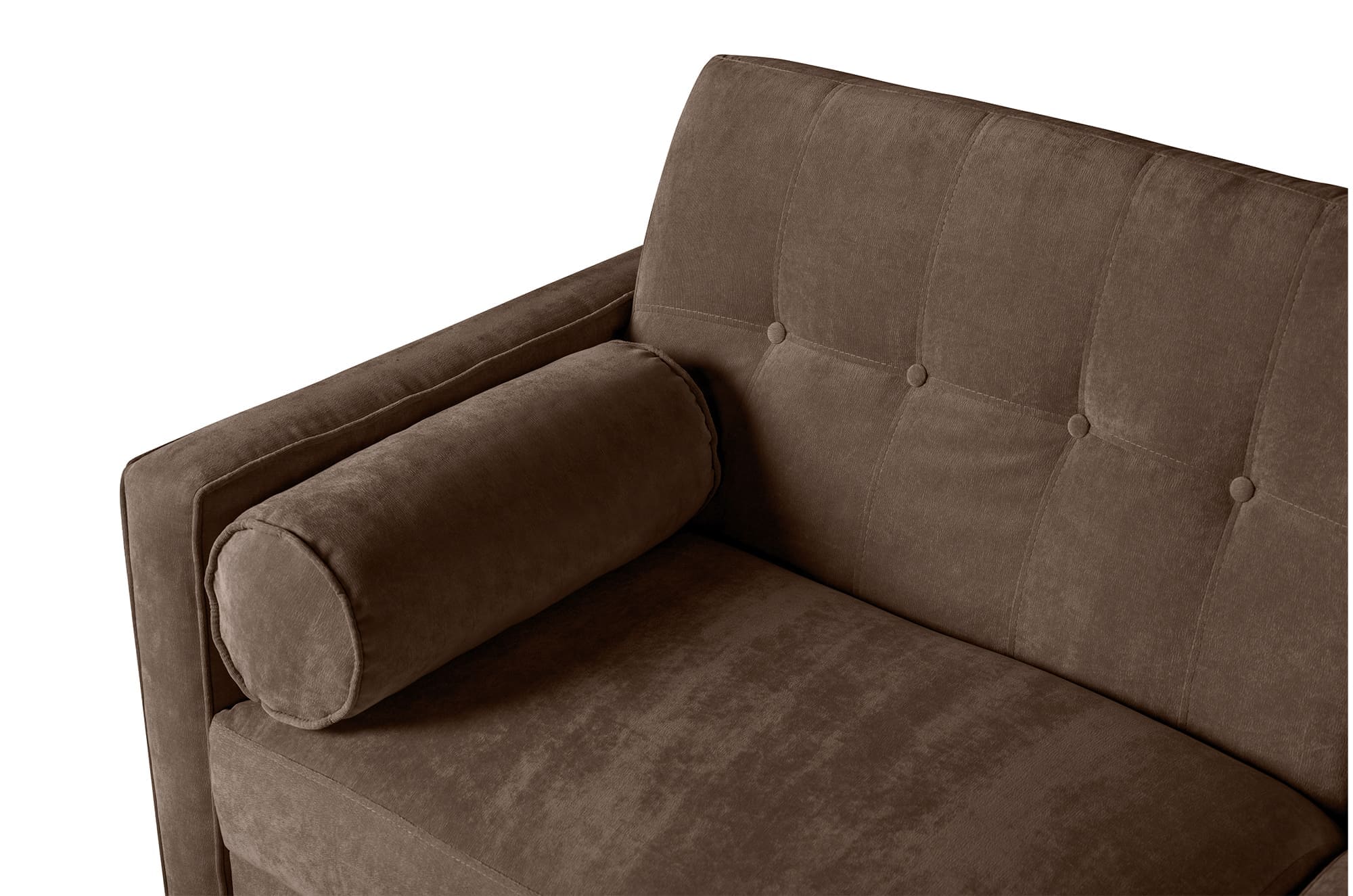 Sofá Cama Makora Bristol Chocolate con Tecnología Beehive AirFlex Foam