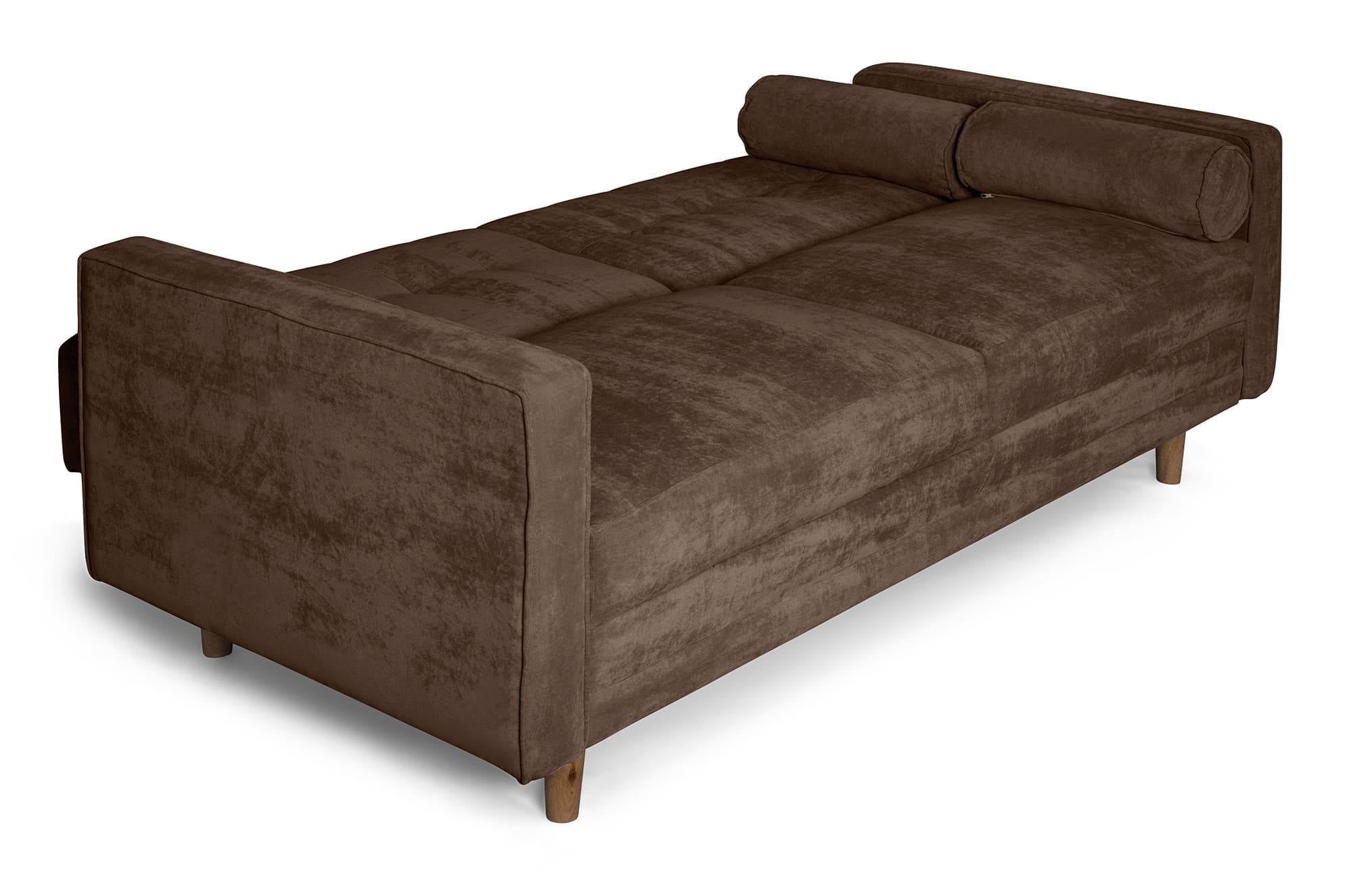 Sofá Cama Makora Bristol Chocolate con Tecnología Beehive AirFlex Foam