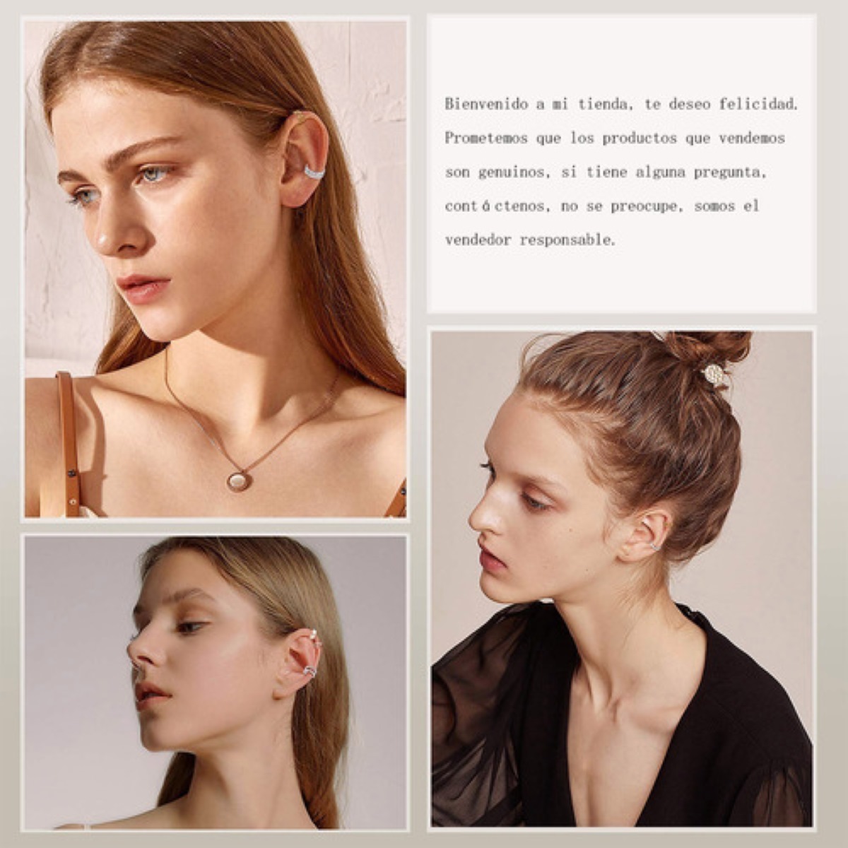 36pcs Clip Orejas Aretes Earcuff Trepadores Sin Perforación