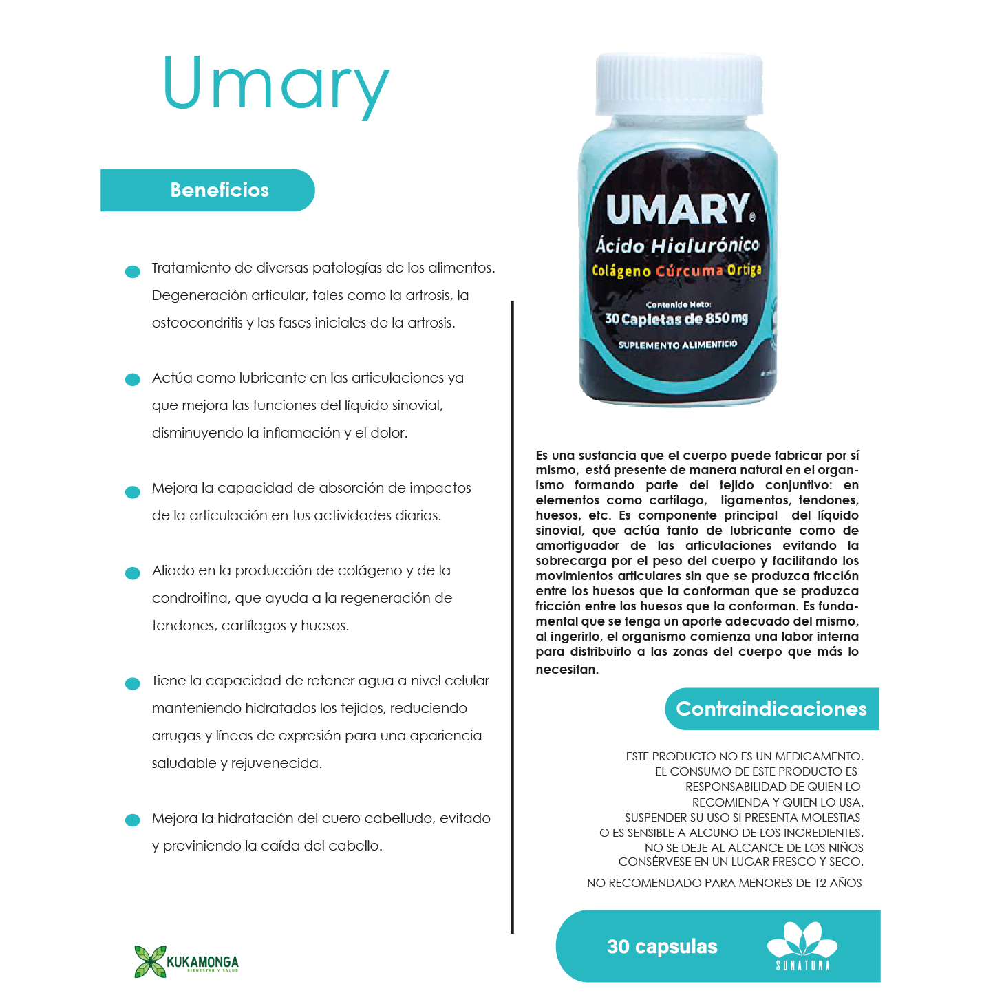 Acido Hialuronico umary 30 capletas