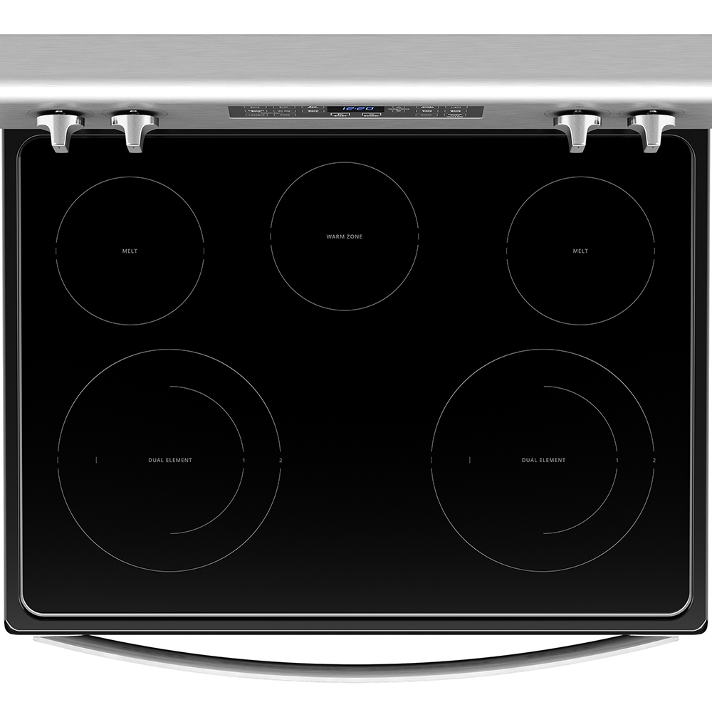 Estufa Eléctrica 30" AirFry Gris Whirlpool WFE535S0LZ 