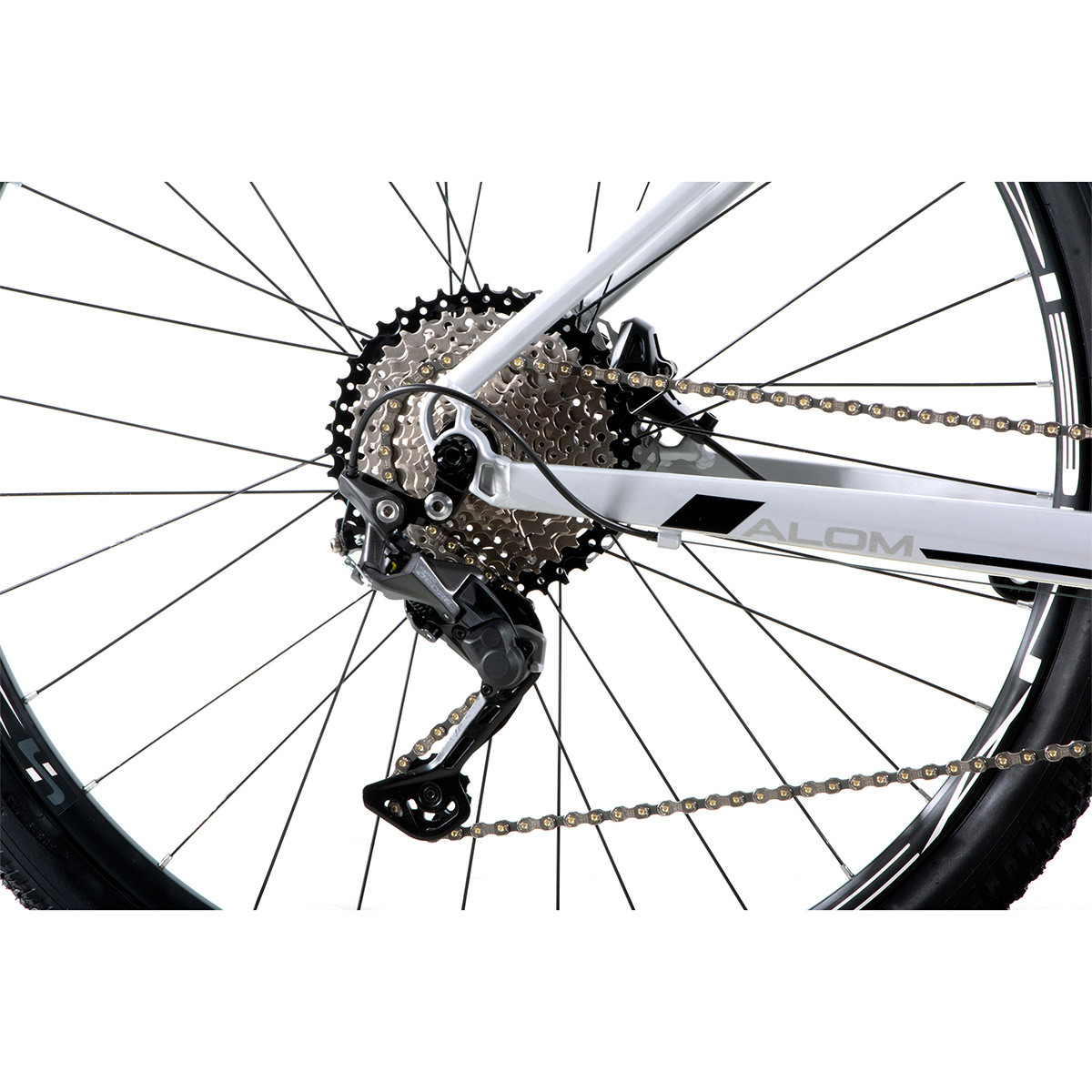 Bicicleta Belfort Alom Aerial R29 T17 Plata Negro 2022