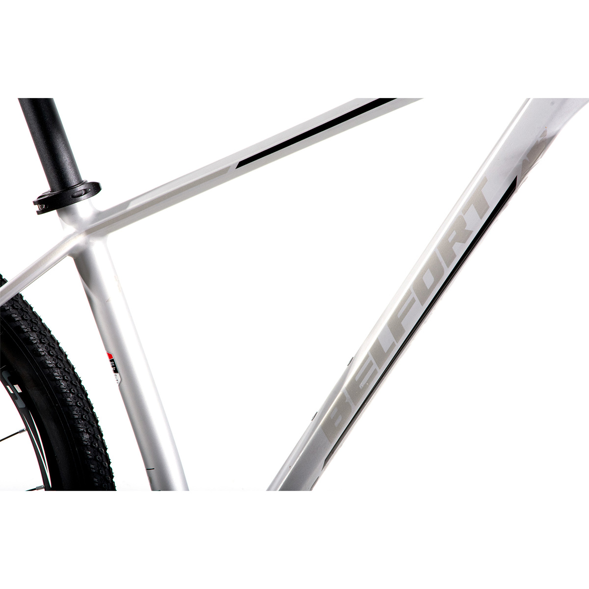 Bicicleta Belfort Alom Aerial R29 T17 Plata Negro 2022
