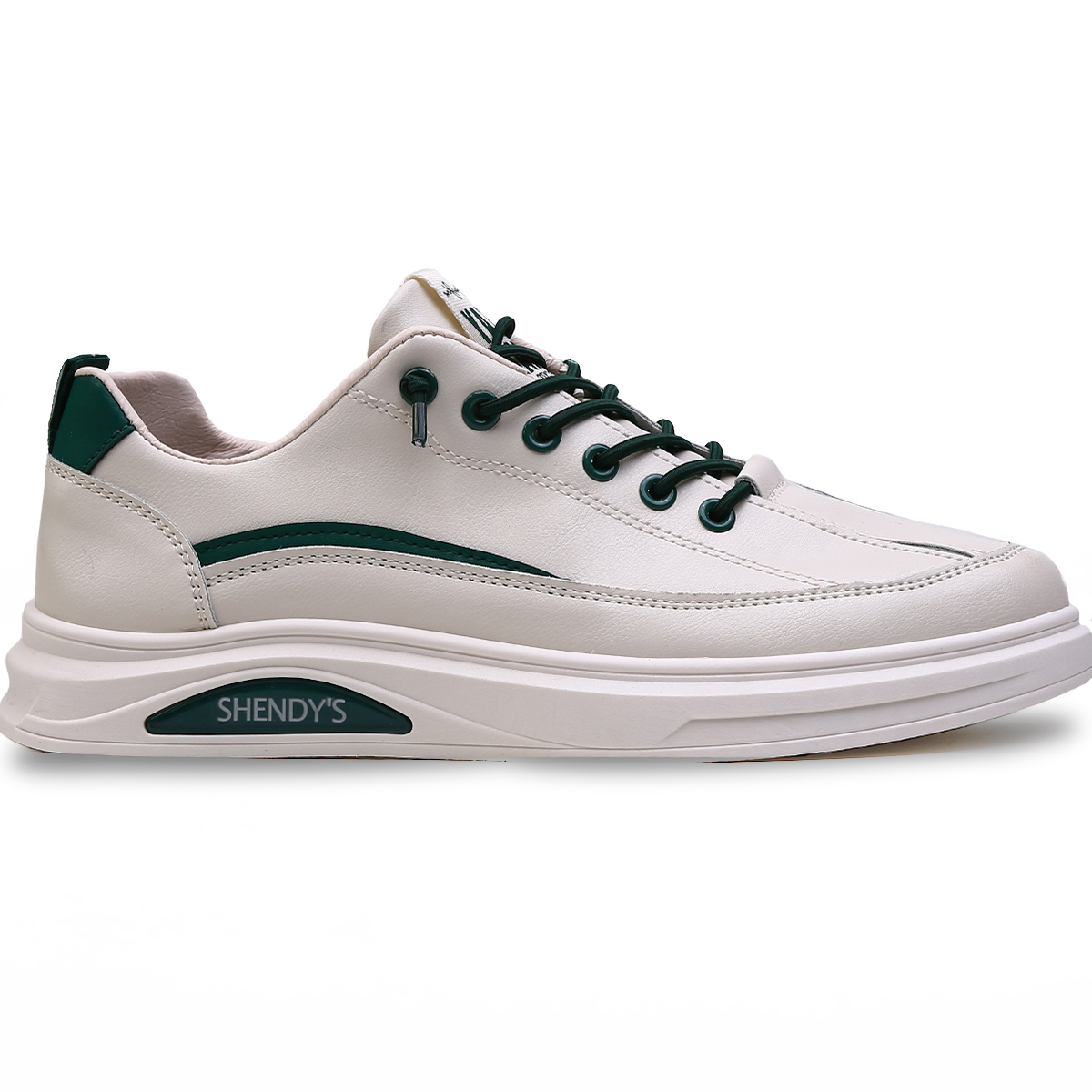 Tenis Shendy Vendy Casual Deportivo Leipzig Crema