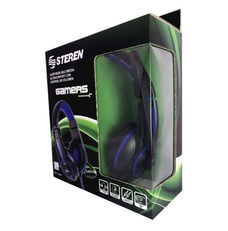 Audífonos Multimedia Steren AUD-517 Micrófono y Diadema Ajustable