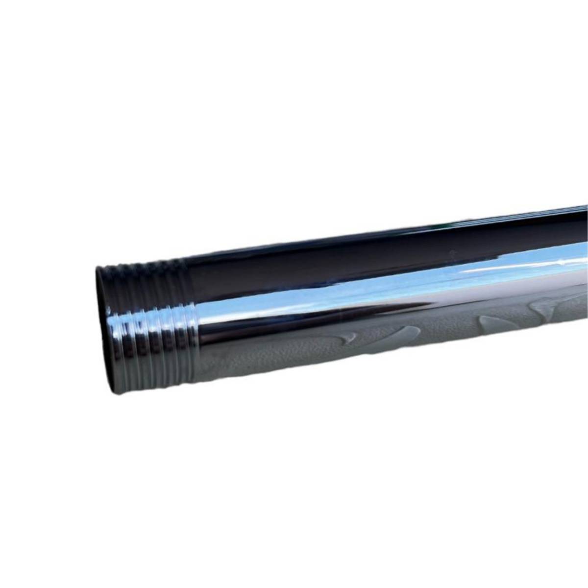 Brazo Para Regadera Cromado De 70 Cm Acero Inox Con Chapeton