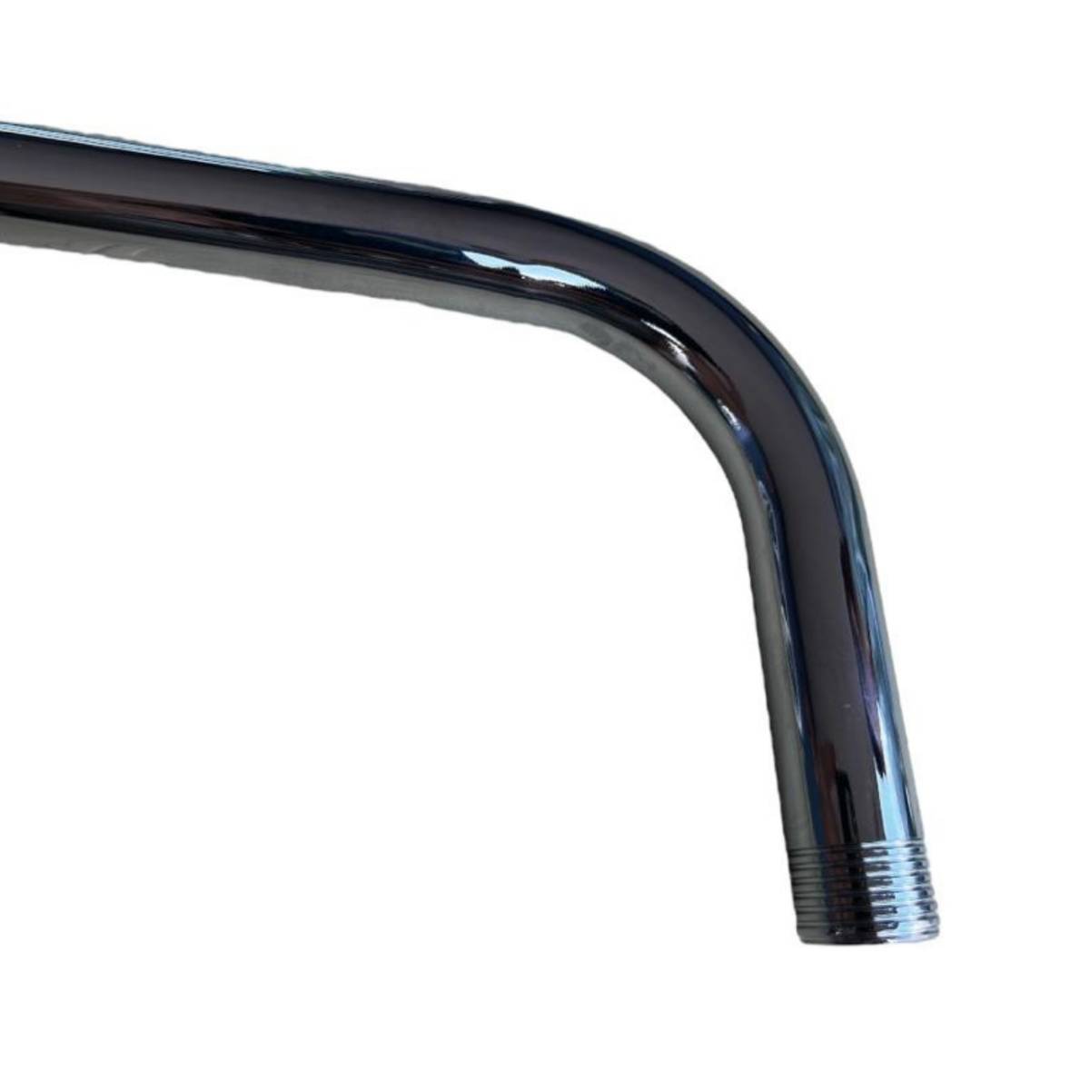 Brazo Para Regadera Cromado De 70 Cm Acero Inox Con Chapeton