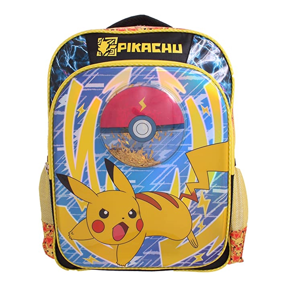 Mochila Escolar Grande Primaria Ruz Pokemon Pikachu 163470 Ball