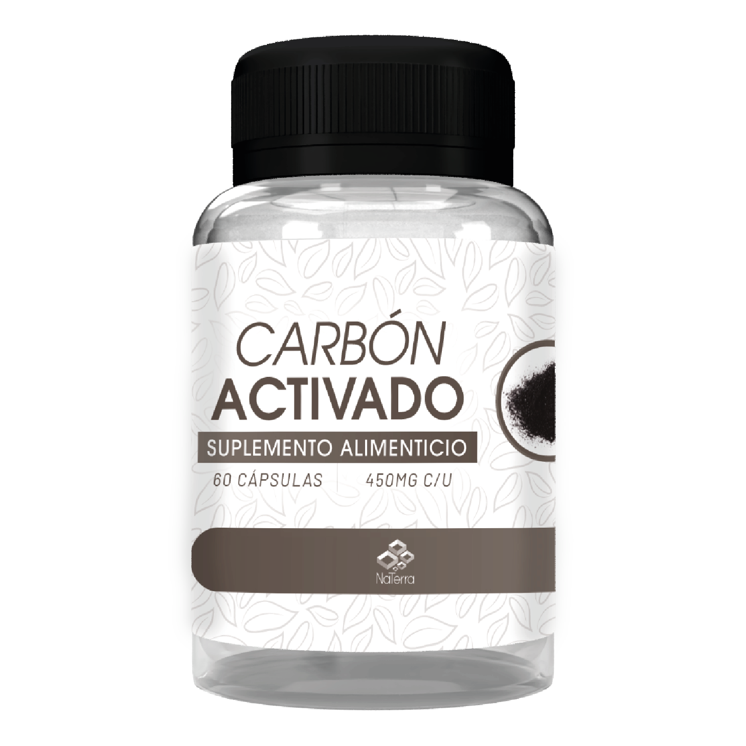 Carbón Activado NaTerra 60 Capsulas