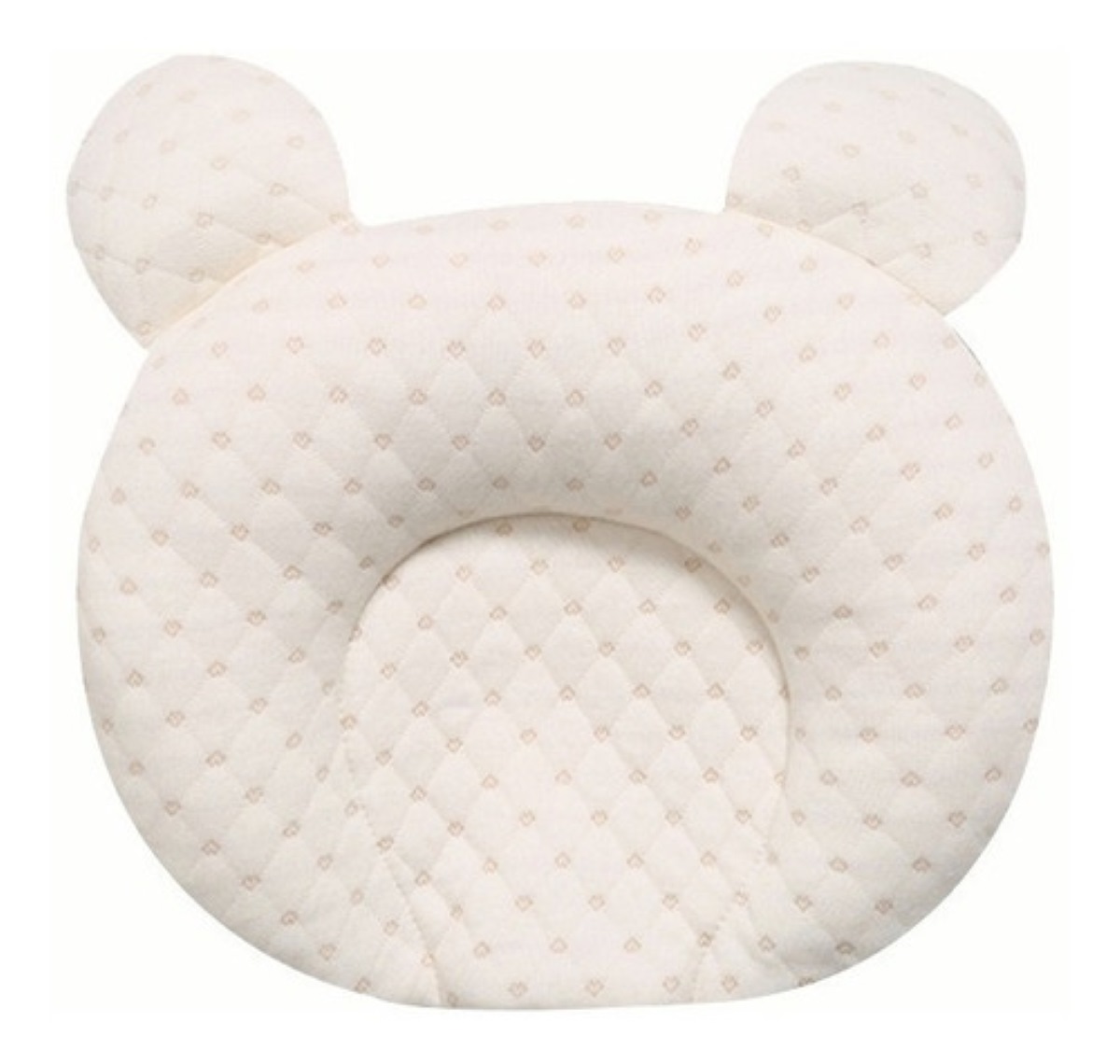 Almohadas Para Bebé Almohada De Peluche Cabeza Plana Latex Blanca