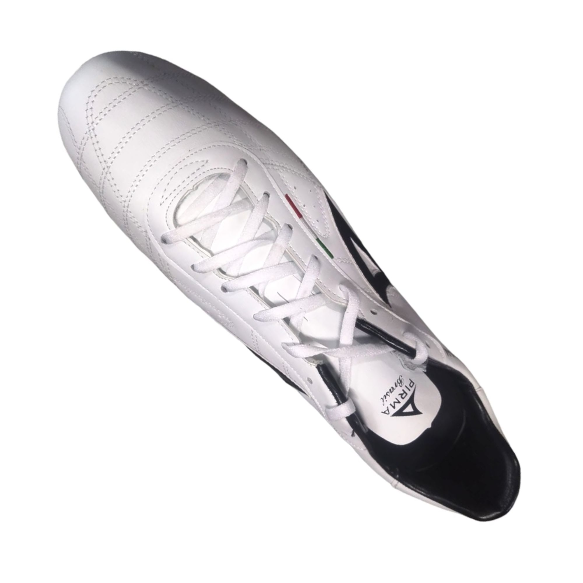 Tacos Tachones Pirma Brasil Fútbol Soccer Blanco con Negro Hombre Originales 0501BCONGO
