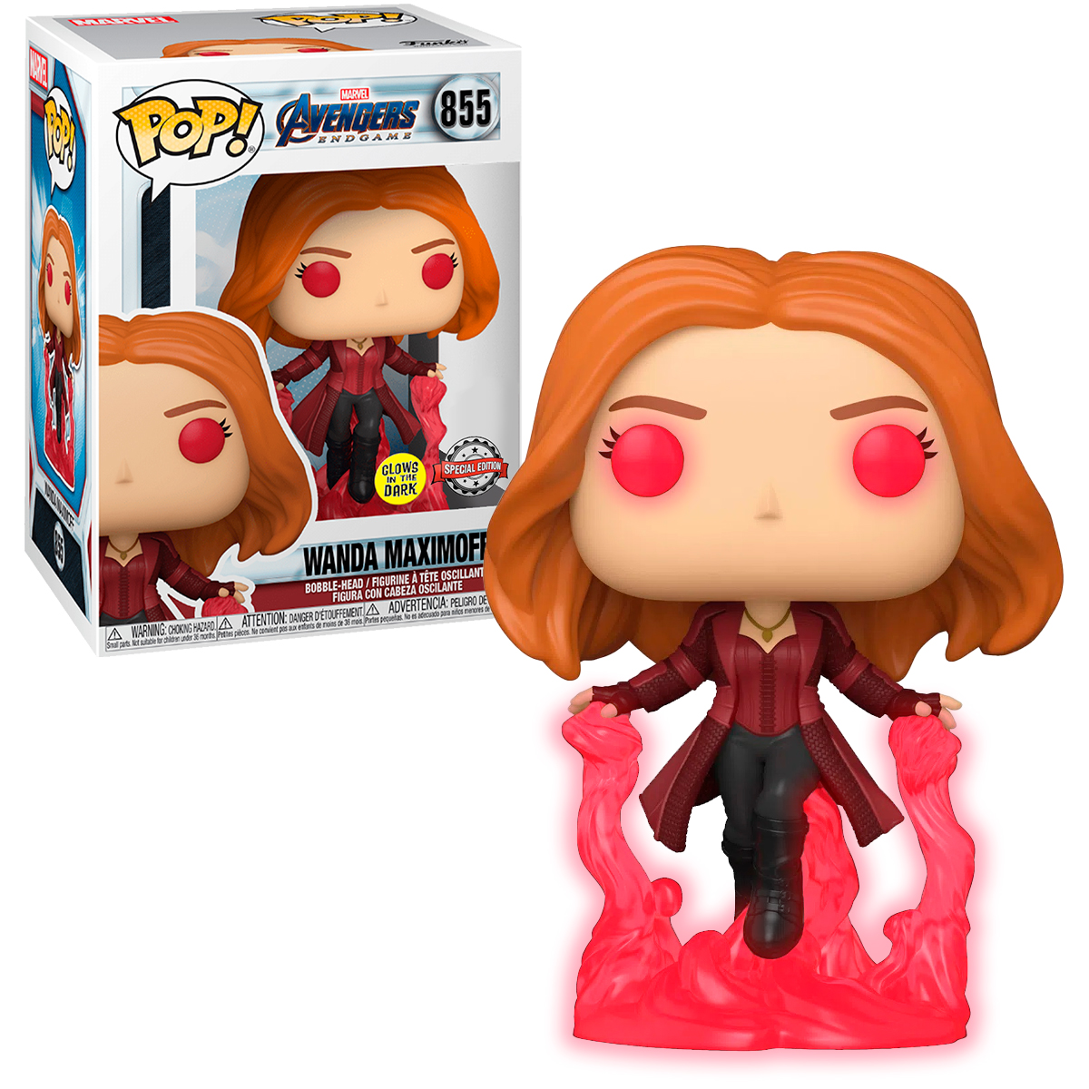 Funko Pop Wanda Maximoff #855 Avengers EndGame Marvel Figura Original