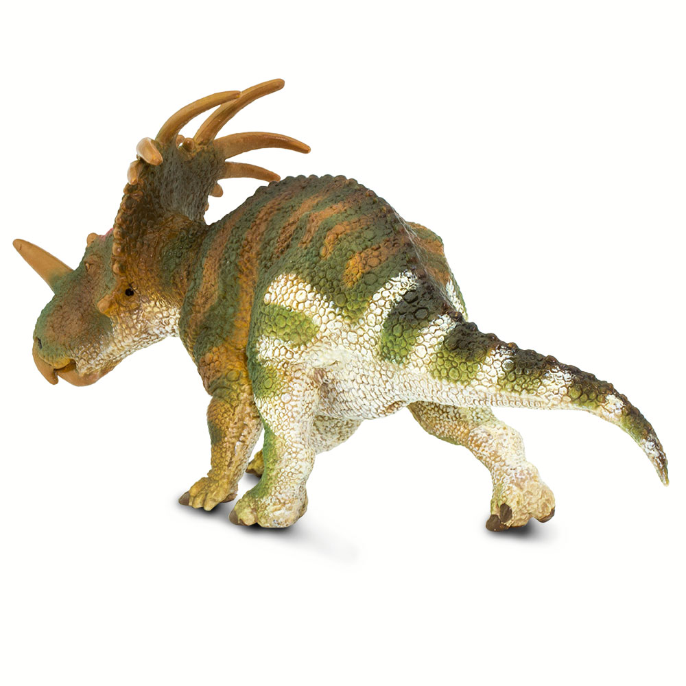 Figura De Plastico Styracosaurus |NEW Safari Ltd Escala De Dinosaurio Para Niños.