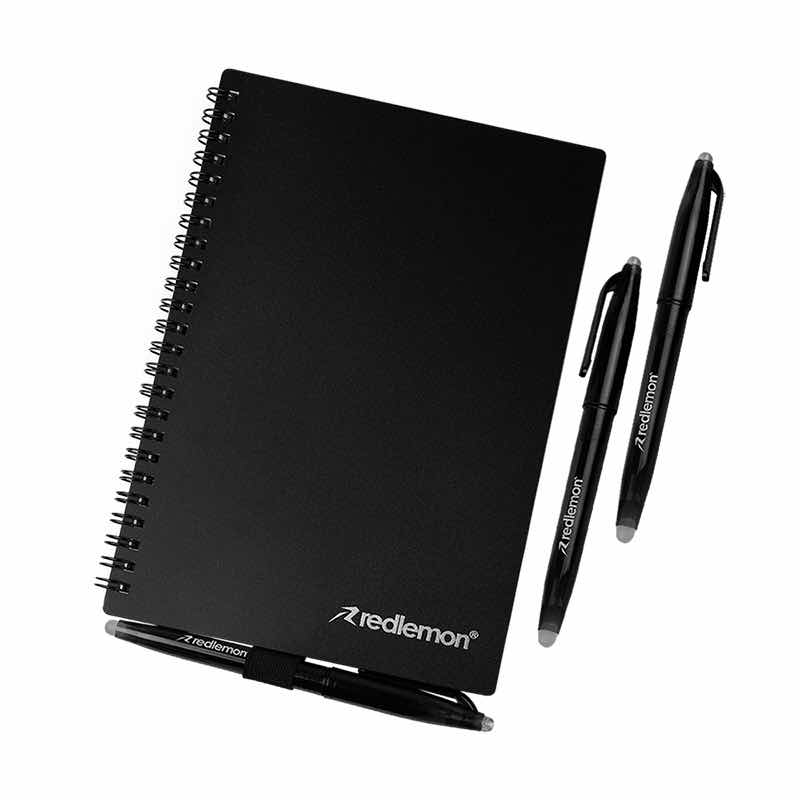 Cuaderno Inteligente Reutilizable De 50 Hojas 3 Plumas Redlemon