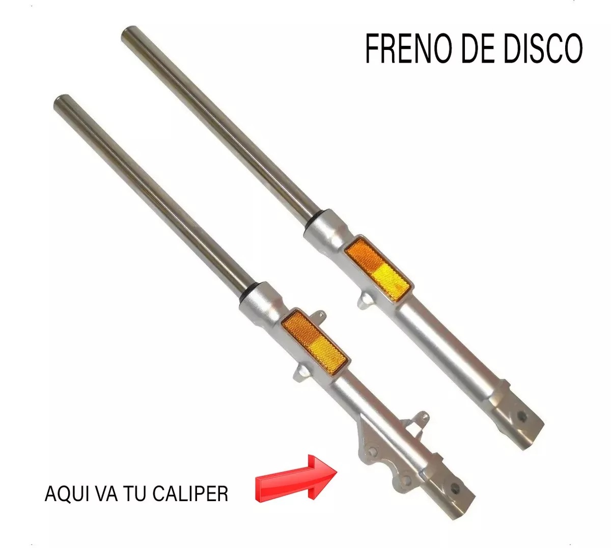 Amortiguadores Delanteros barras de suspension IZQ/DER Ybr125 Para Yamaha Freno De Disco